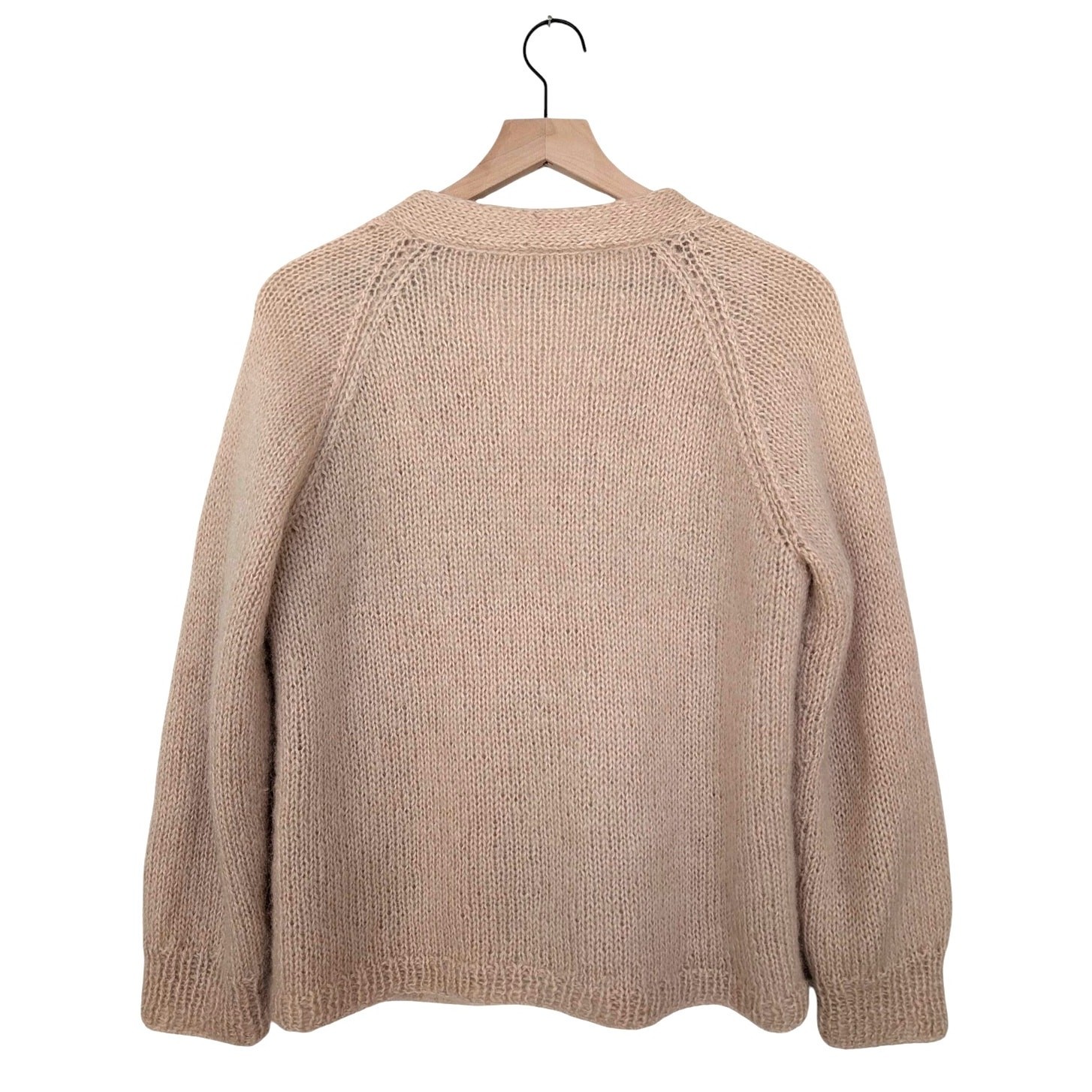 Vintage Hand Knit Cardigan Sweater