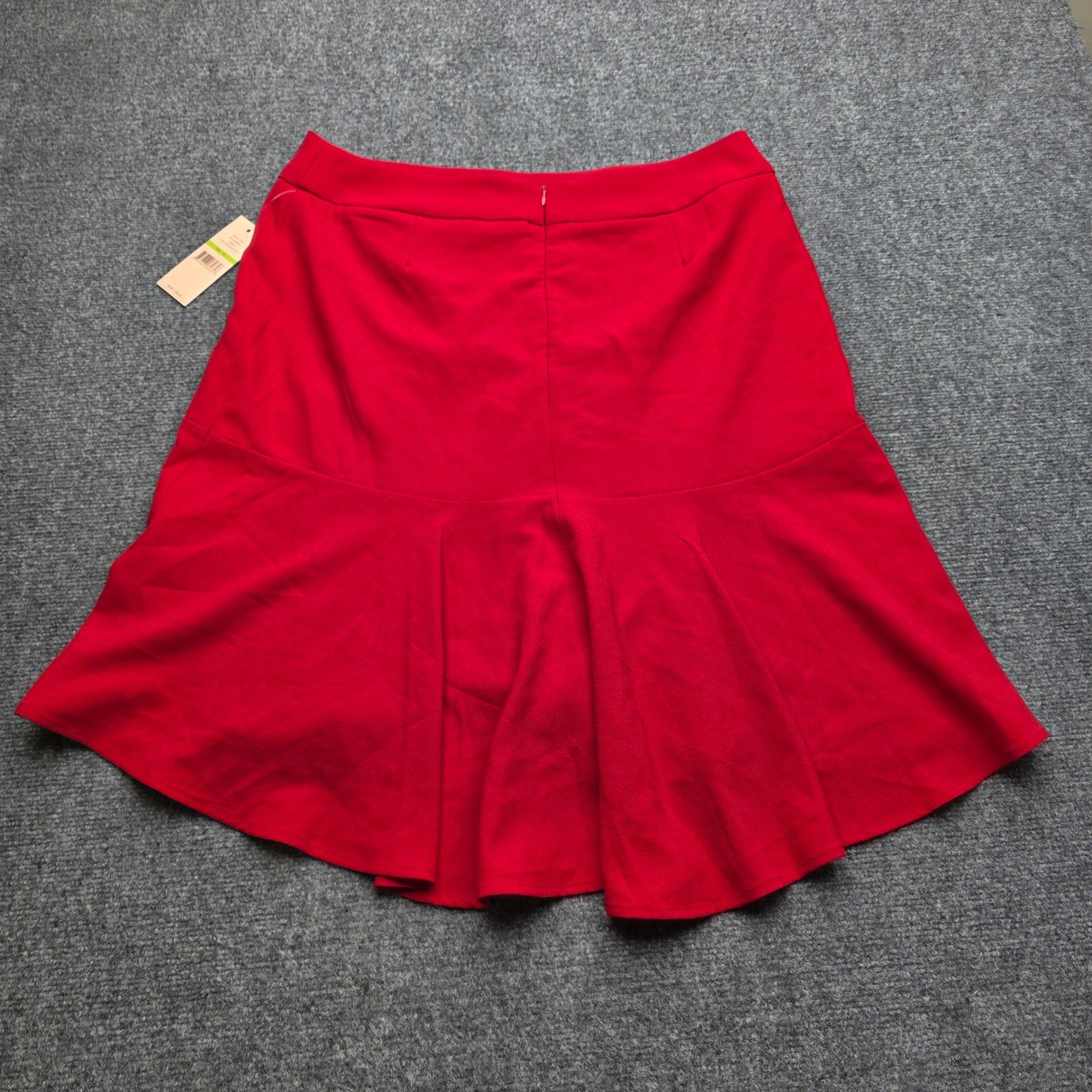 Nanette Lepore Red Riding Hood Rich Romantics Skirt Red Flounce Mini Size 14 NEW