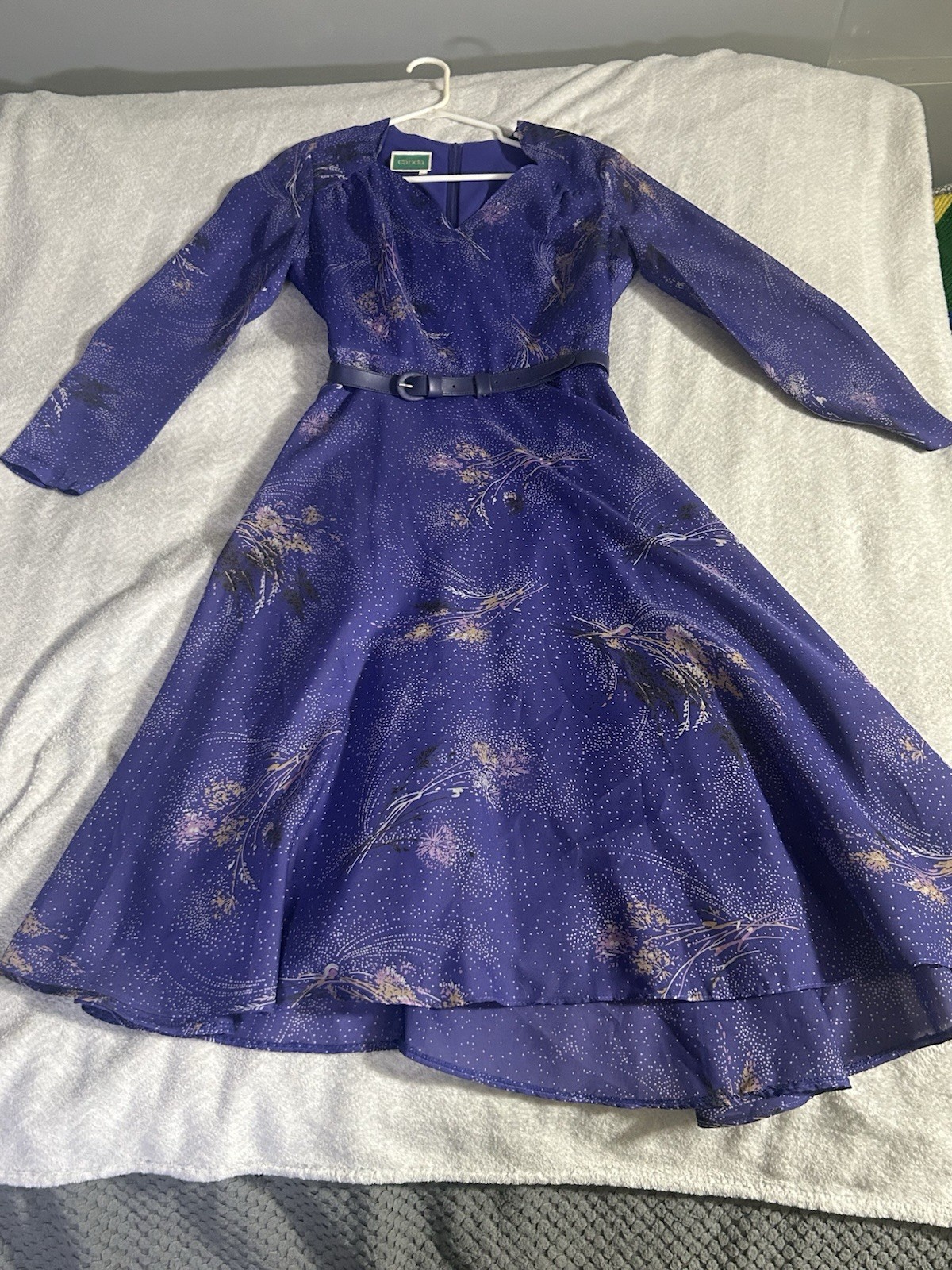 Canda 1970’s Vintage Women’s Dress Size 40 (10/12) In Mint Condition