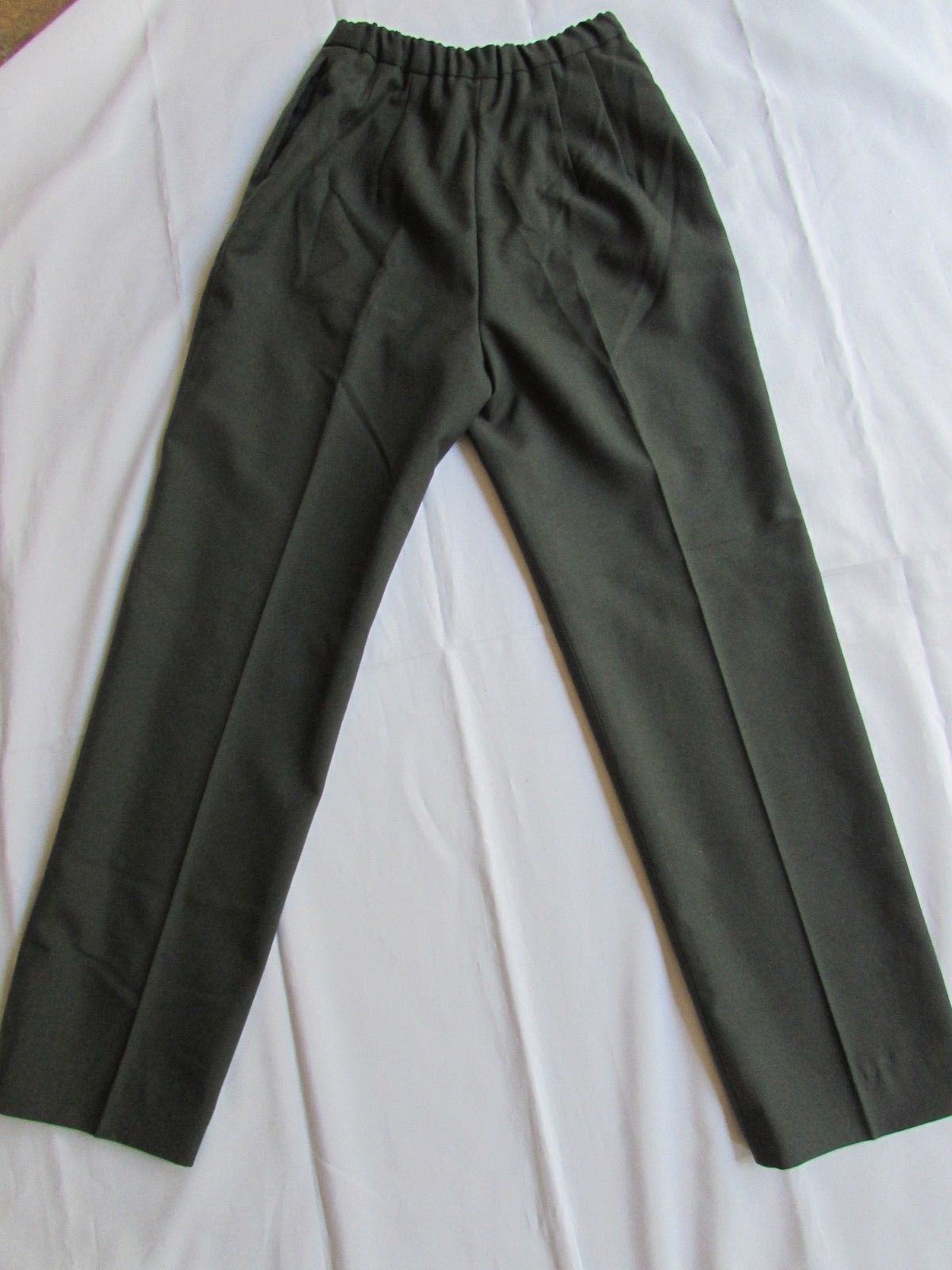 VTG Women’s Olive Green Army Uniform Trousers Pants Size 12 R(S/M)1960’s/70’s