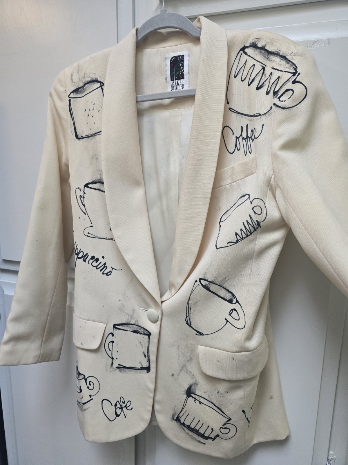 Jacket Required Painted Jacket Coffee Cappuccino