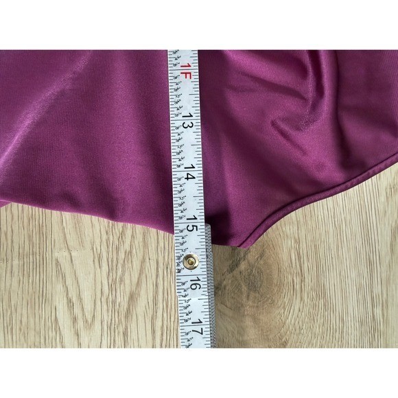 Vintage Whimsigoth Slip Maxi Dress Purple Lace Babydoll High Center Slit M Witch