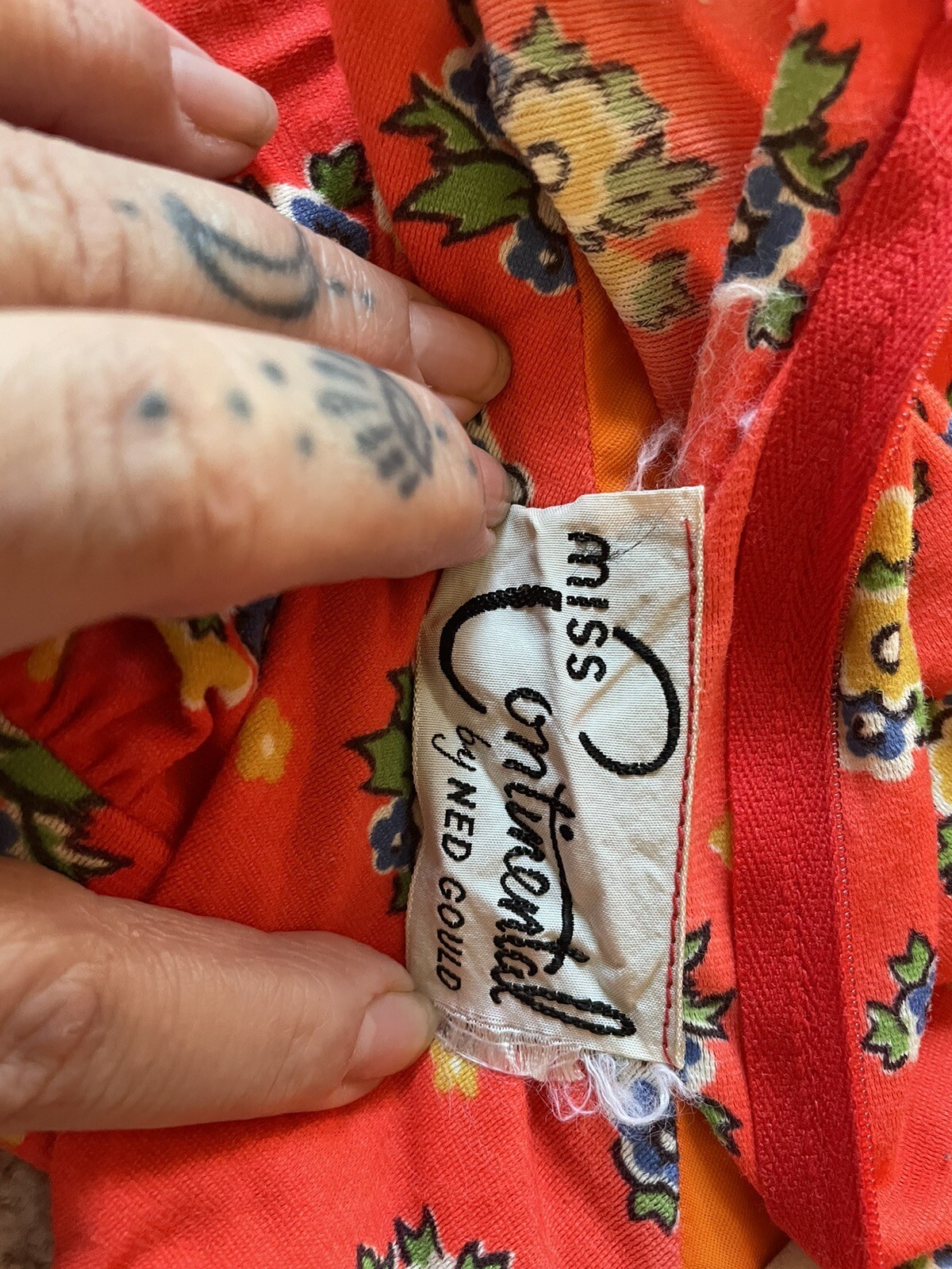 Miss Continental By Ned Gould 60s Dress