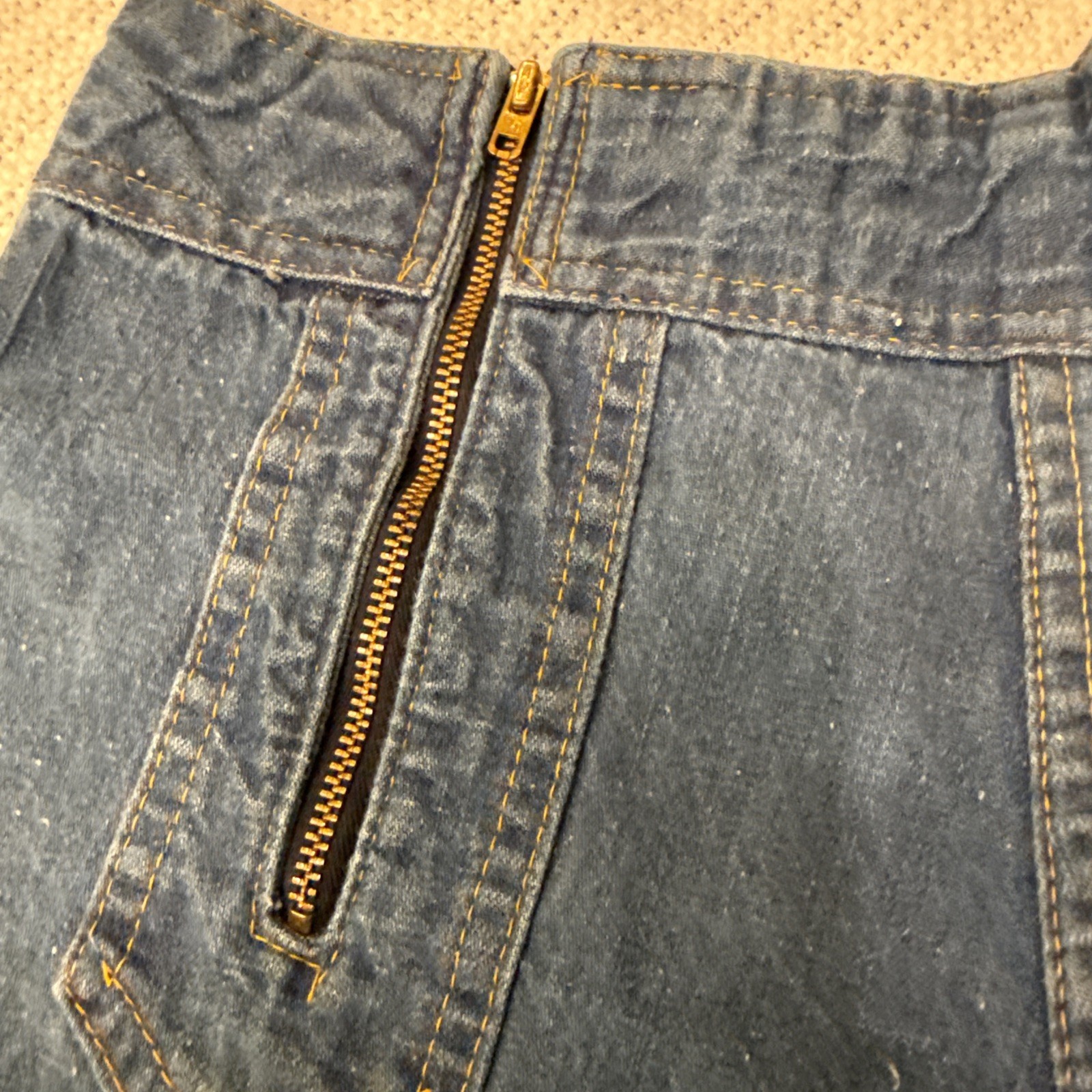 Vintage 70s Rappers Flared Bell Bottom Denim Jeans Women’s 28 X30 Medium