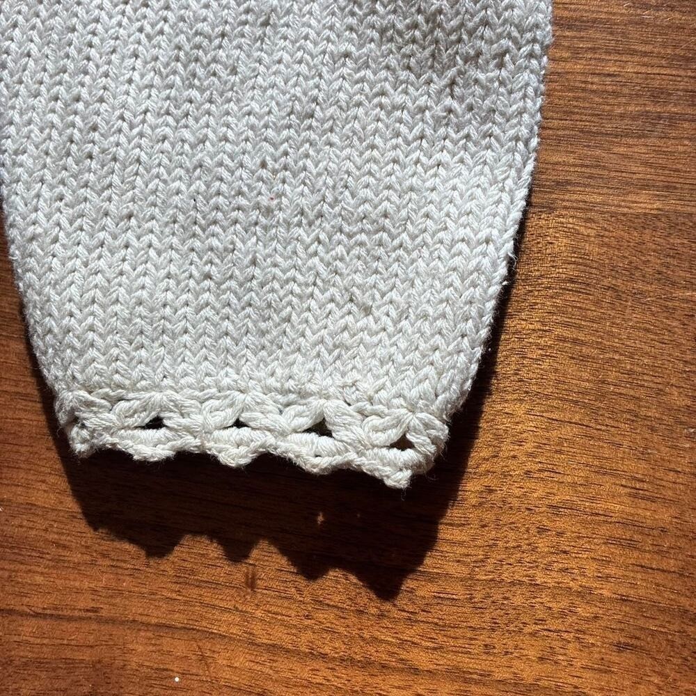 Grandma sweater floral cottage core