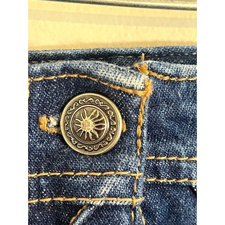 Retro Denim Jean Skirt 10 Boho Indie Festival Western Cowgirl Country Concert