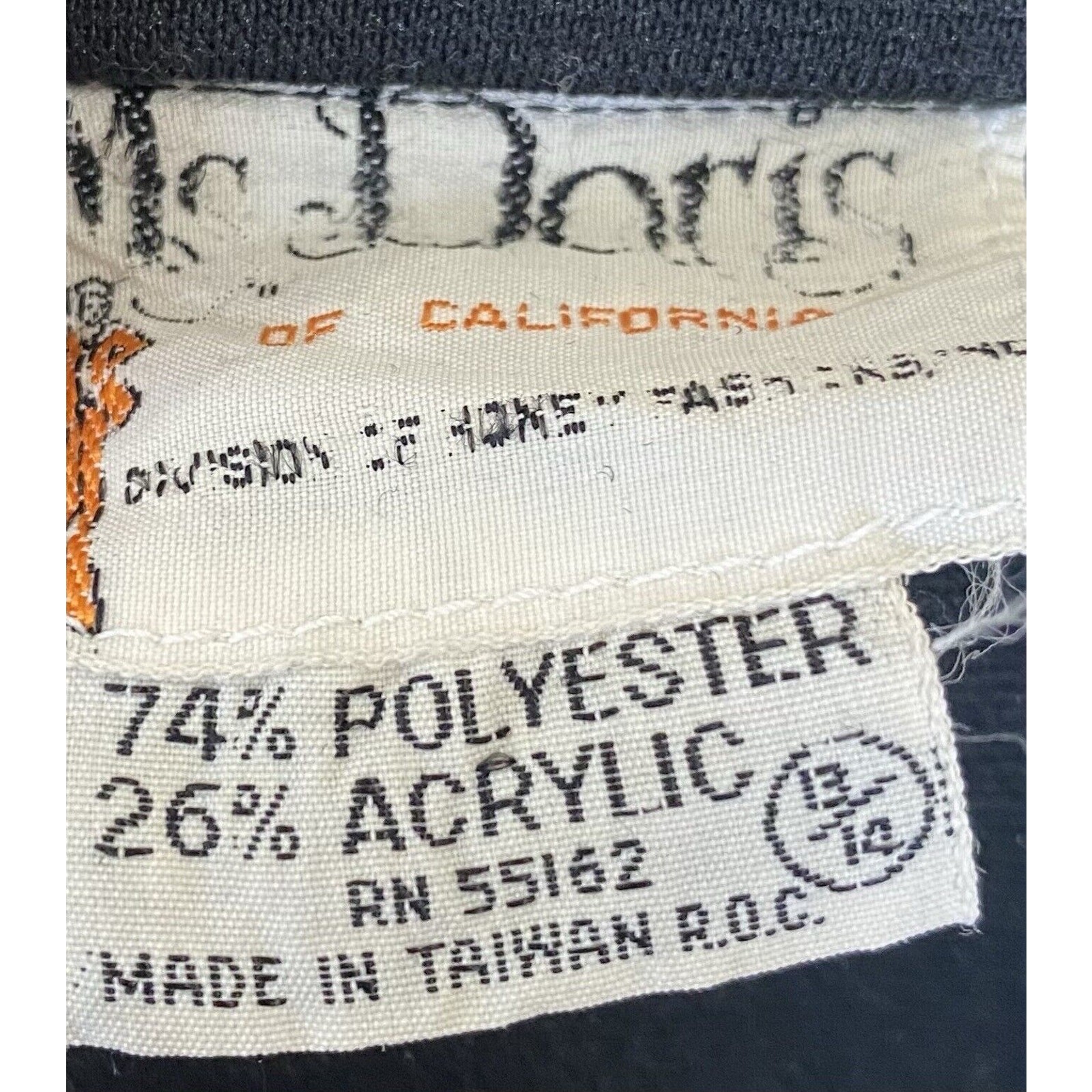 Ms Doris of California Vintage Black Jacket Blazer Button Front Women’s Sz 13/14