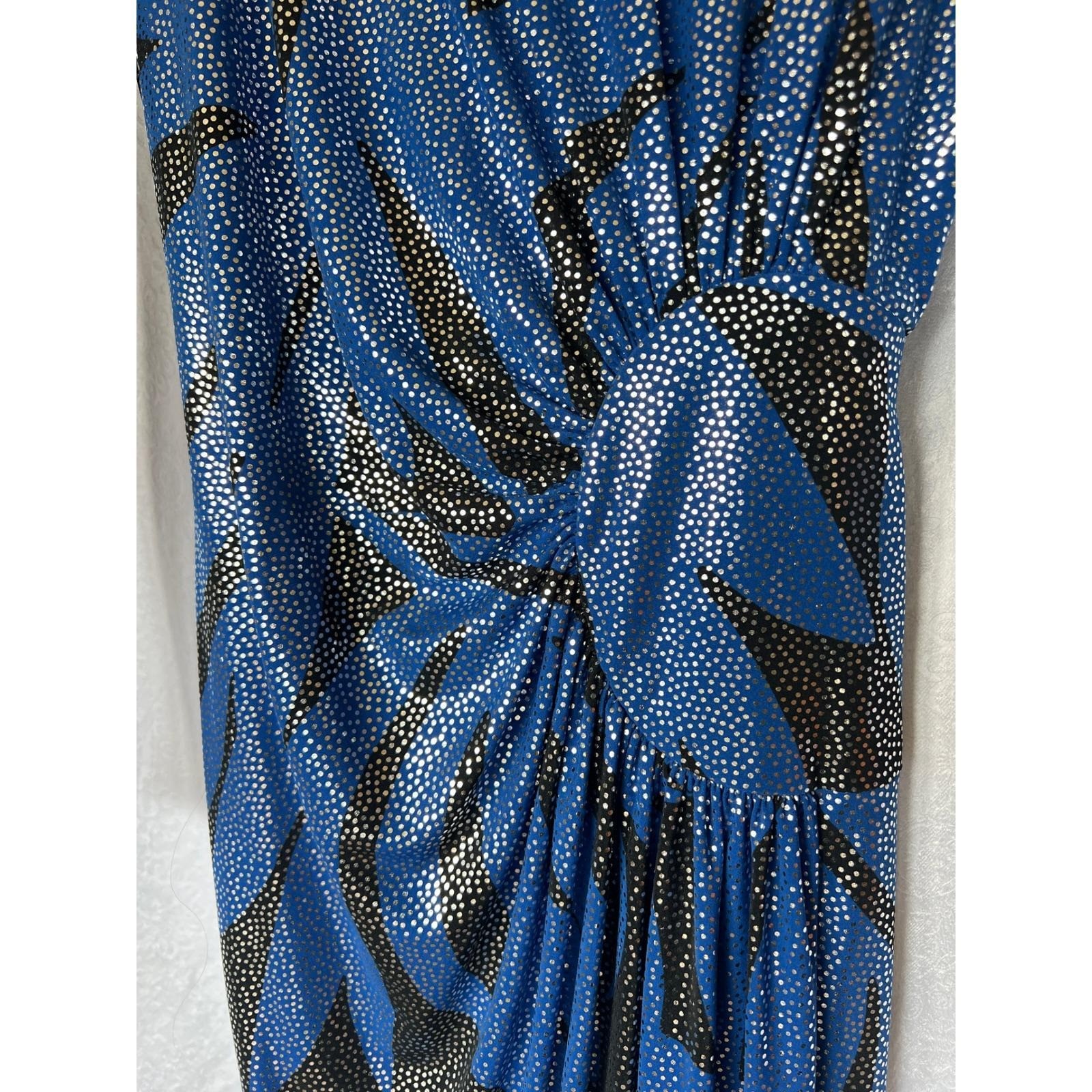 Vintage Retro Party Glam 80s/90s Metallic Dress Studio 54 ILGWU USA MADE 4