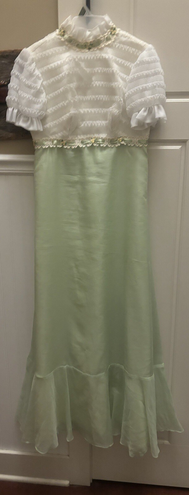 International Ladies Garment Workers Union Green Long Dress Size M/L