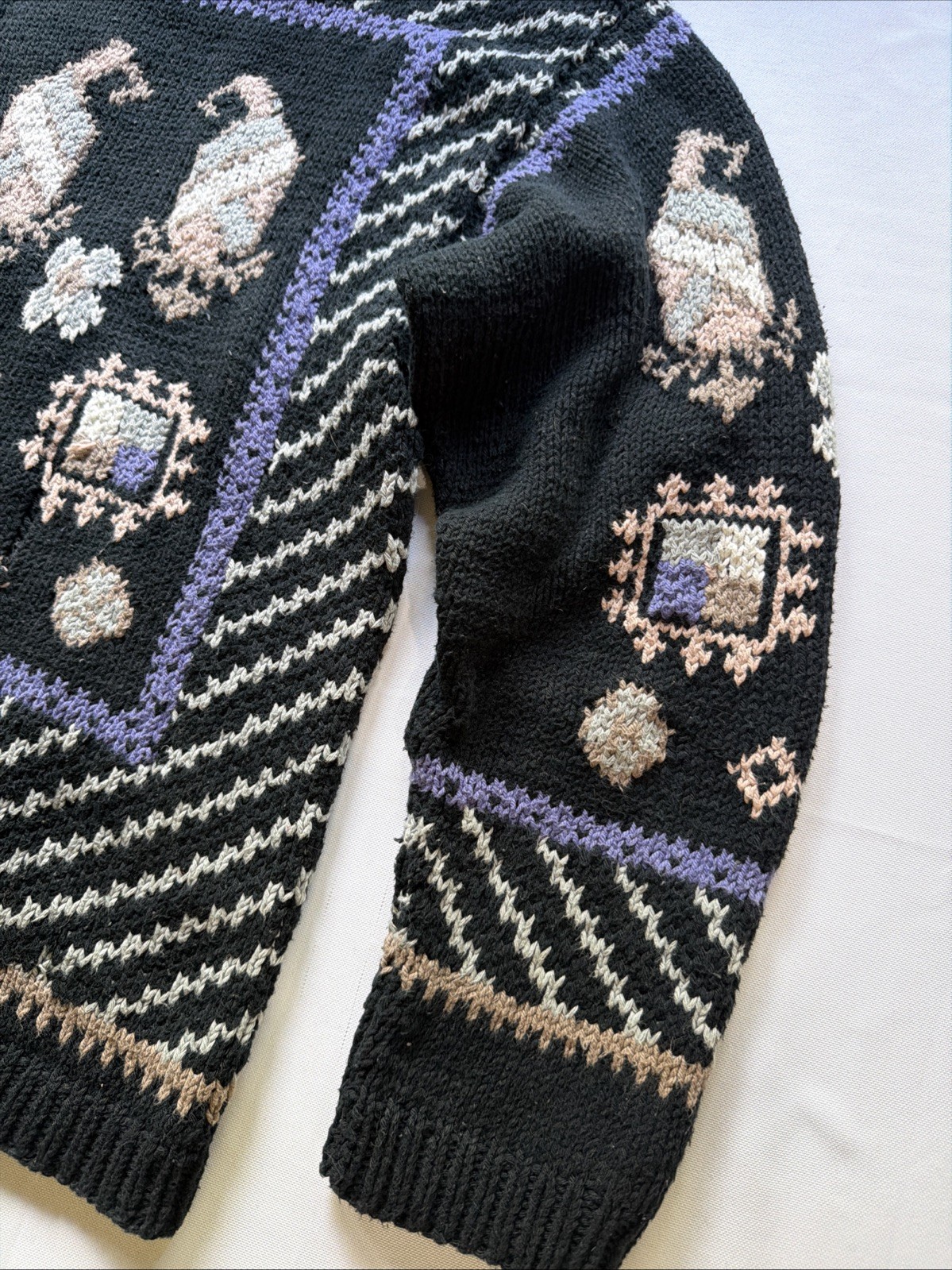 Vintage Stewart Ross Knit Sweater 1980’s Henri Bendel Oversized
