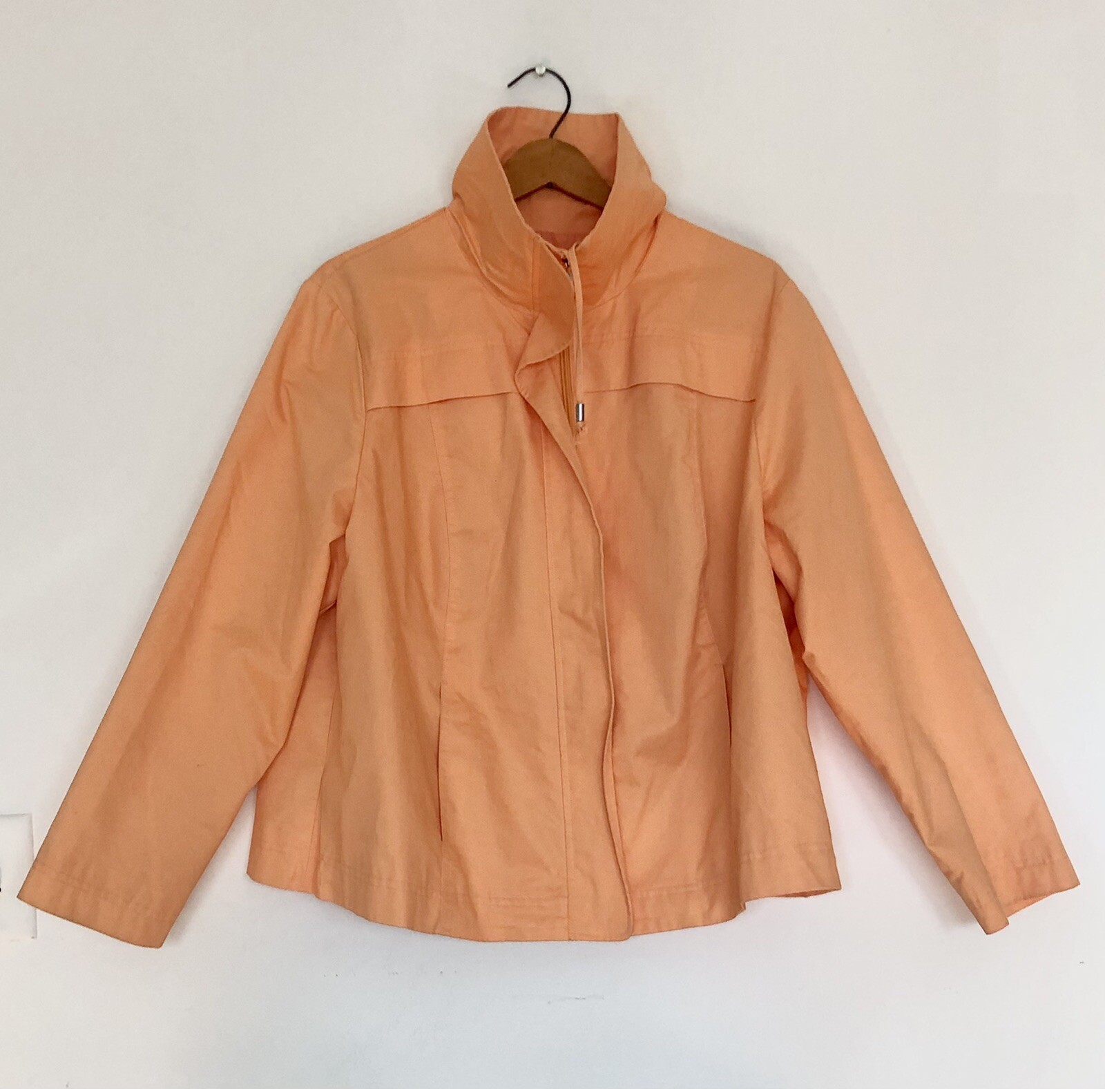 Vintage Faded Pastel Jacket – Stand Up Collar 80s 90s Rare & Unique