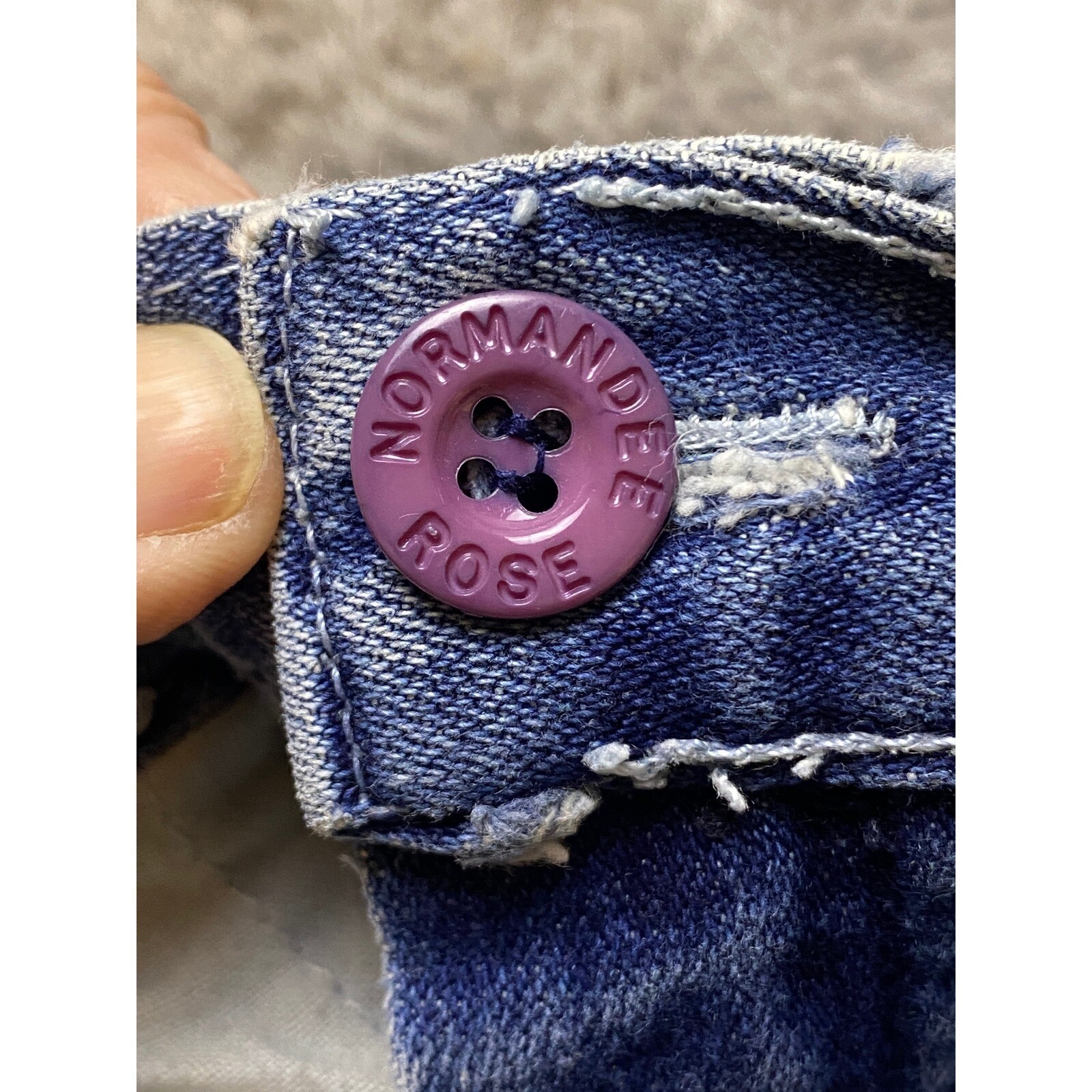 Vintage Normandee Rose Jeans Womens 9L Pleated Buckle Baggy 80’s High Waisted