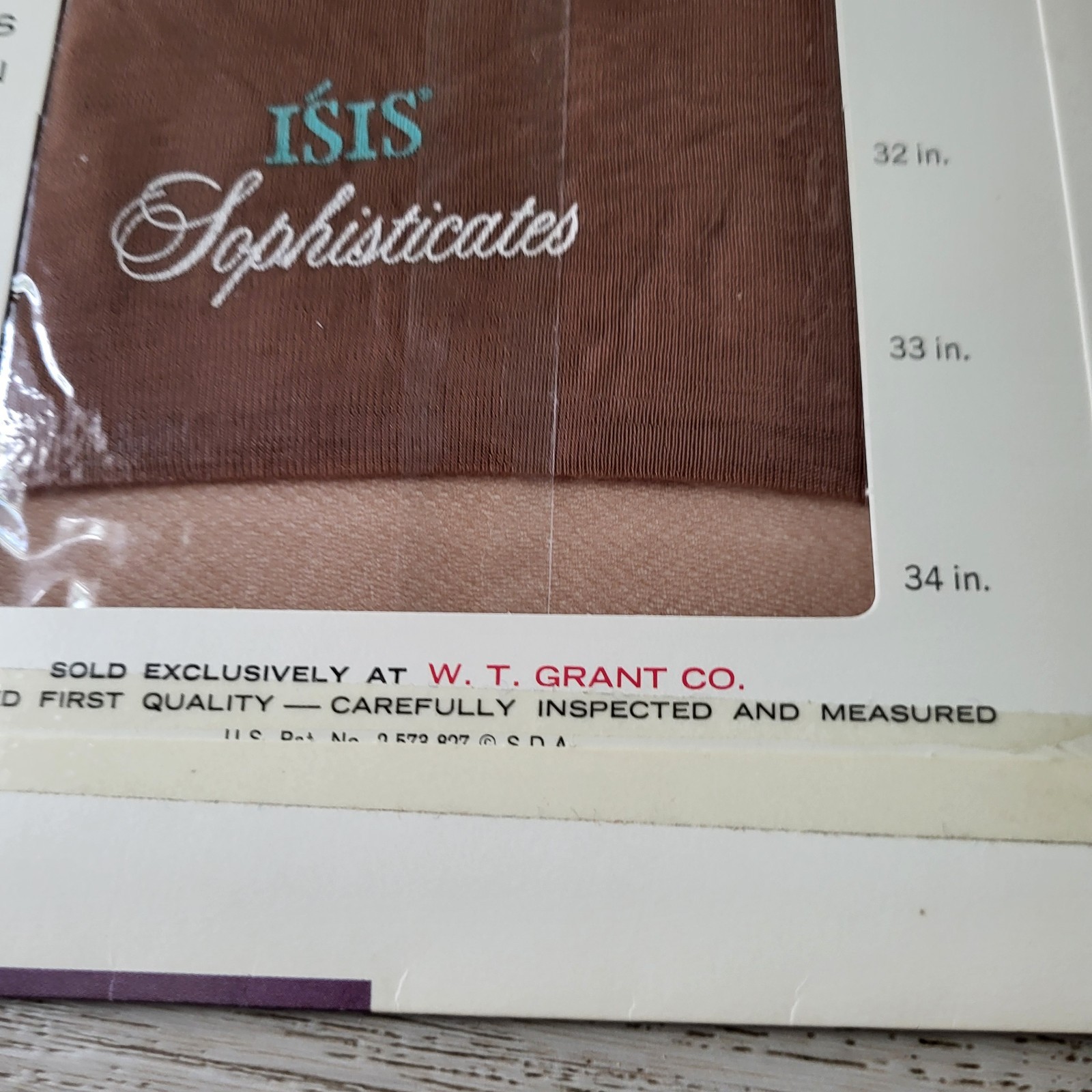 VTG ISIS Seamless Sheer Womens 10 Sophisticates Pantyhose New 60’s