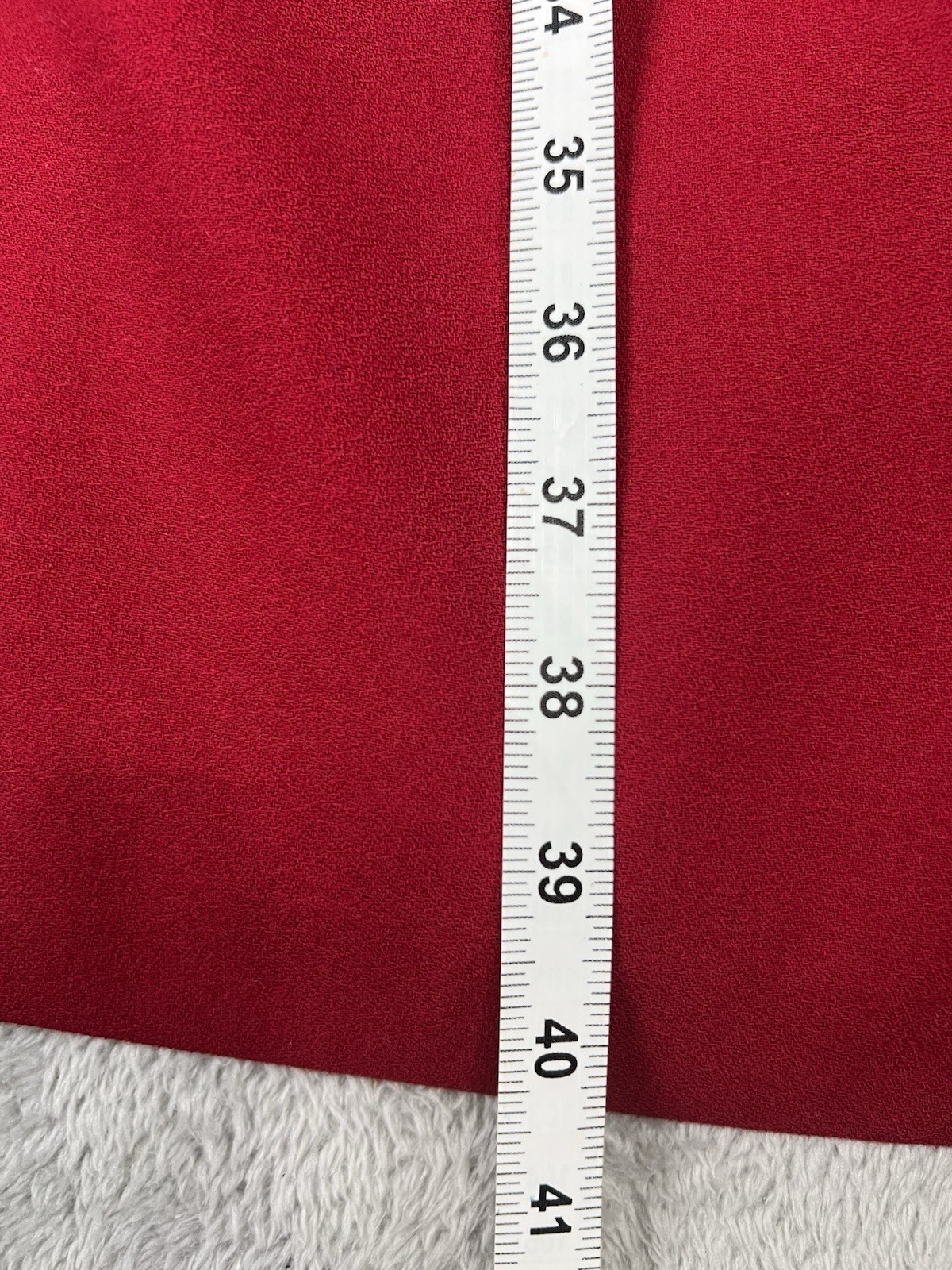 Vintage Kasper For ASL Women 16 Red Dress