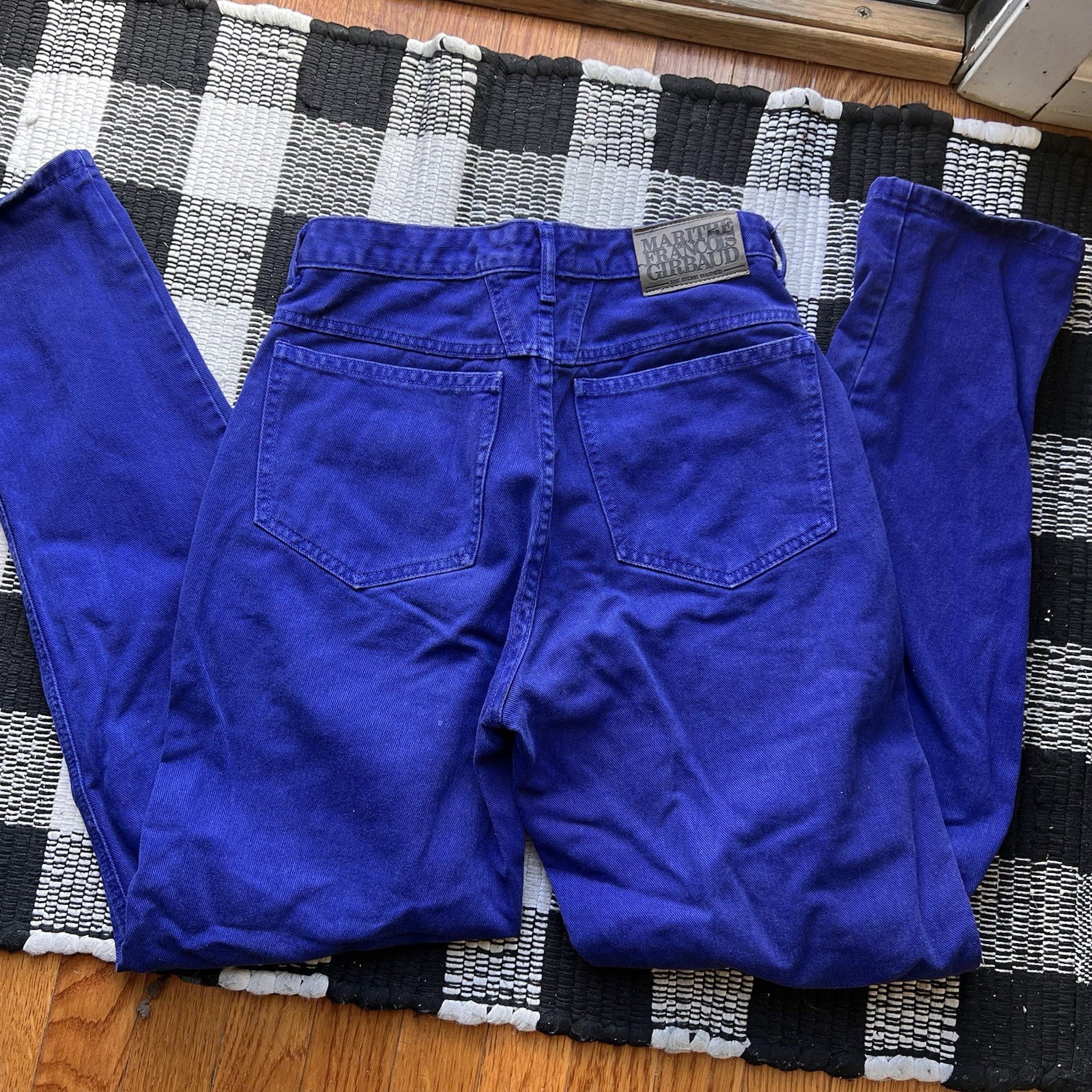 VTG Rare 90s Women’s Marithe Francois Girbaud Jeans Size 7/8 Purple/blue