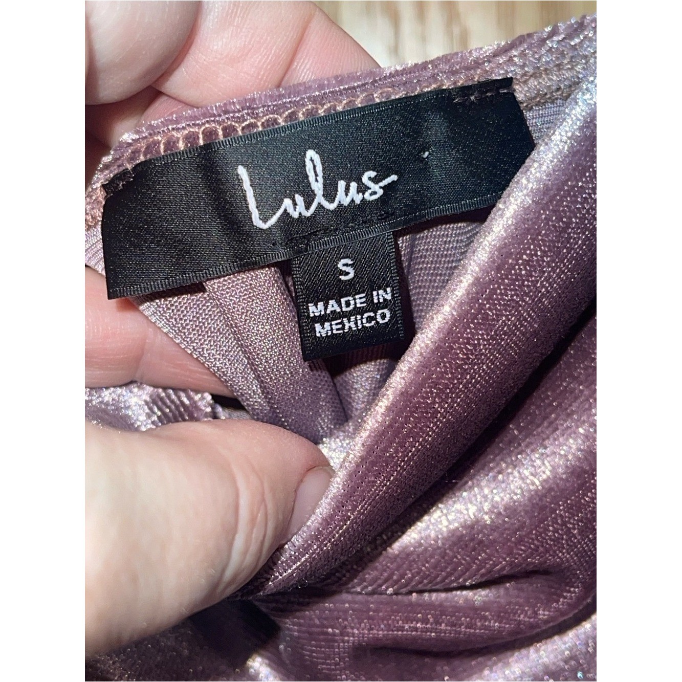 Lulu’s Velvet Mauve / Pink Cowl Neck Midi | Sz Small | Events Wedding Party