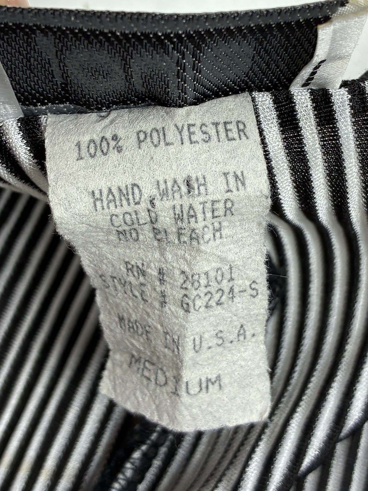 Joule Women’s VTG 90s Black White Striped Illusion Dress Grunge USA M