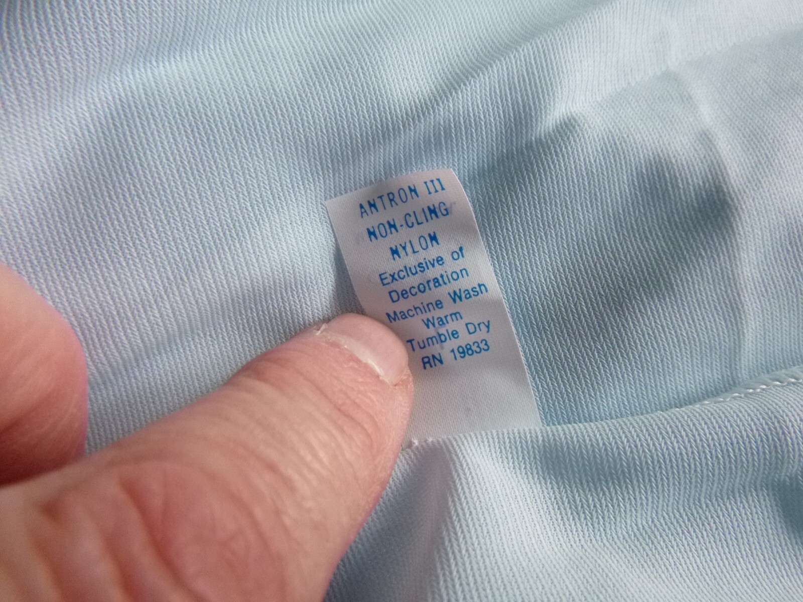 NWT Vtg Nancy King 100% Antron Nylon Hospital Nightgown Lace Trim Adaptive Sz L