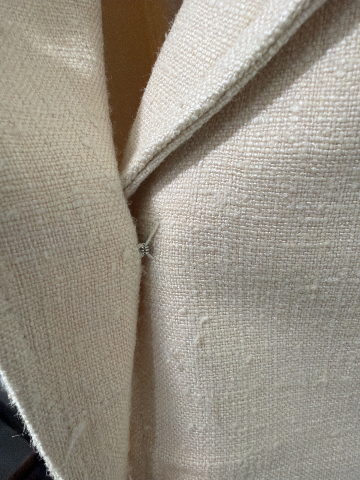 VTG Don Sayres 100% Silk High-Waisted Wide-Leg Tailored Pant Suit Sz 12 Tall