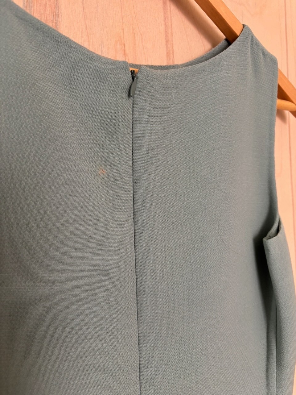 Oscar de la Renta 90s blue wool dress set