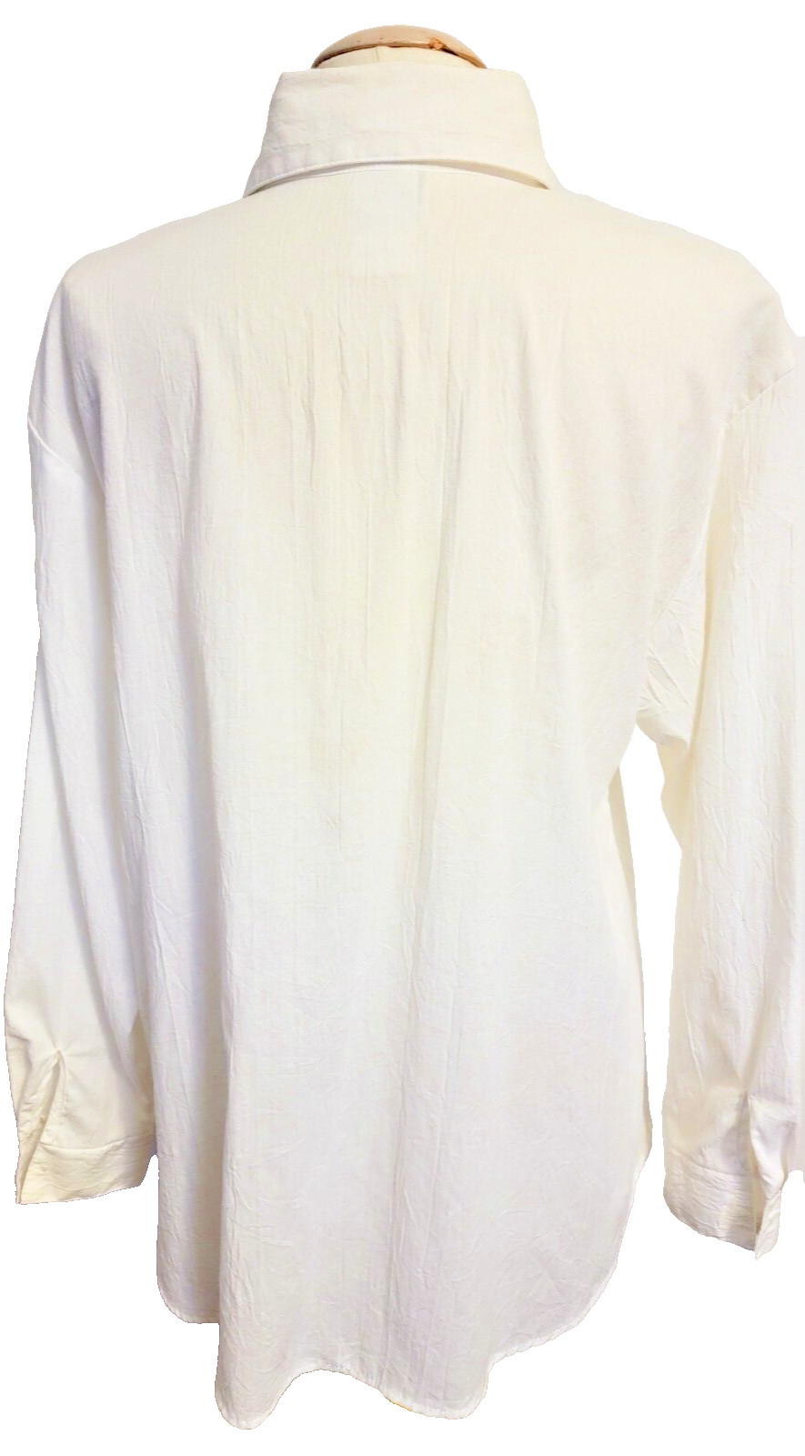 Vintage Western Christmas Tunic Shirt Women’s S/M White Black Reindeer Oversized
