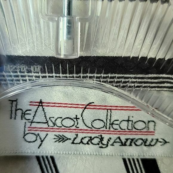 Lady Arrow Ascot Collection Striped Blouse M
