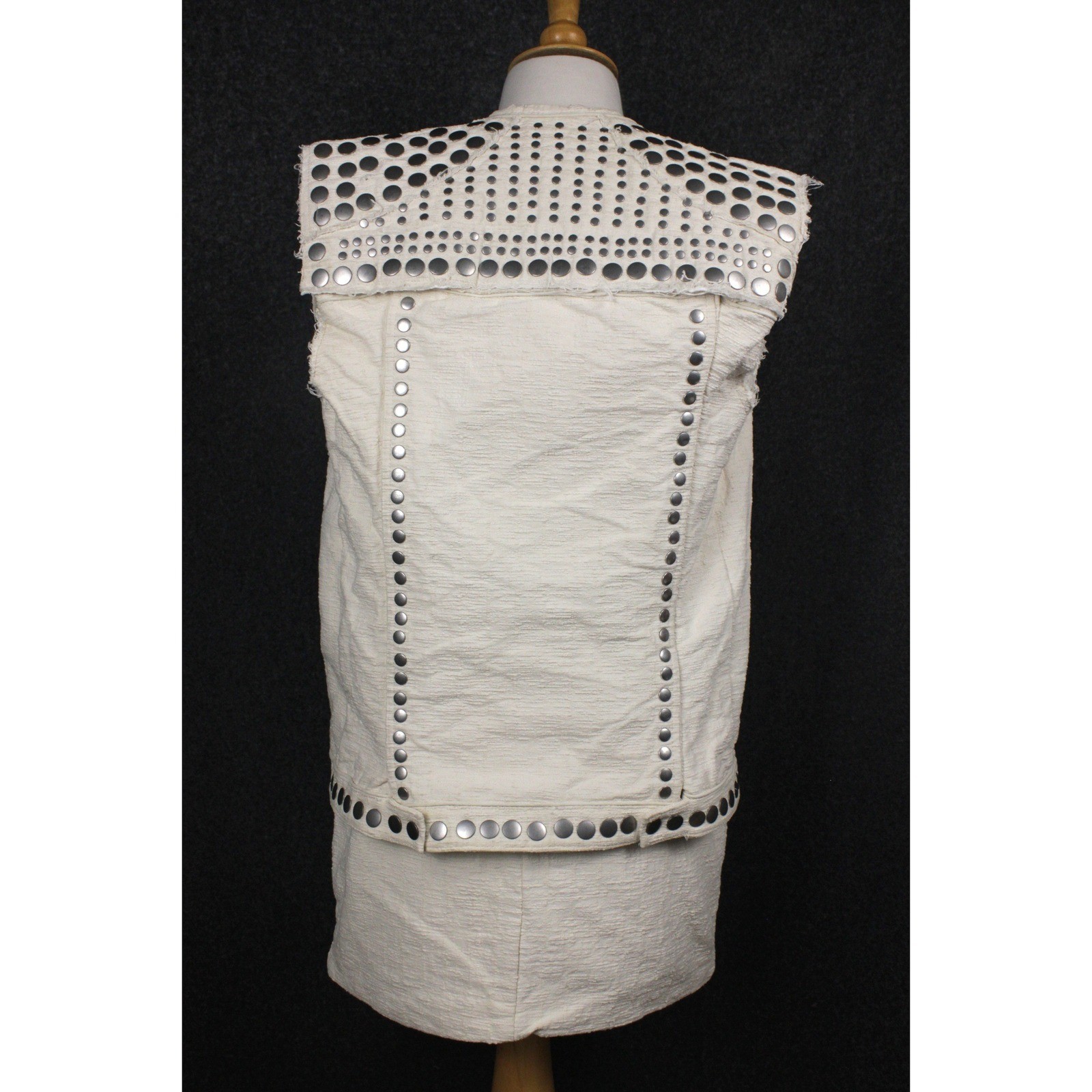 H&M Spring 2013 21st Century Bohemia Studded Vest Skirt Set Womens 8
