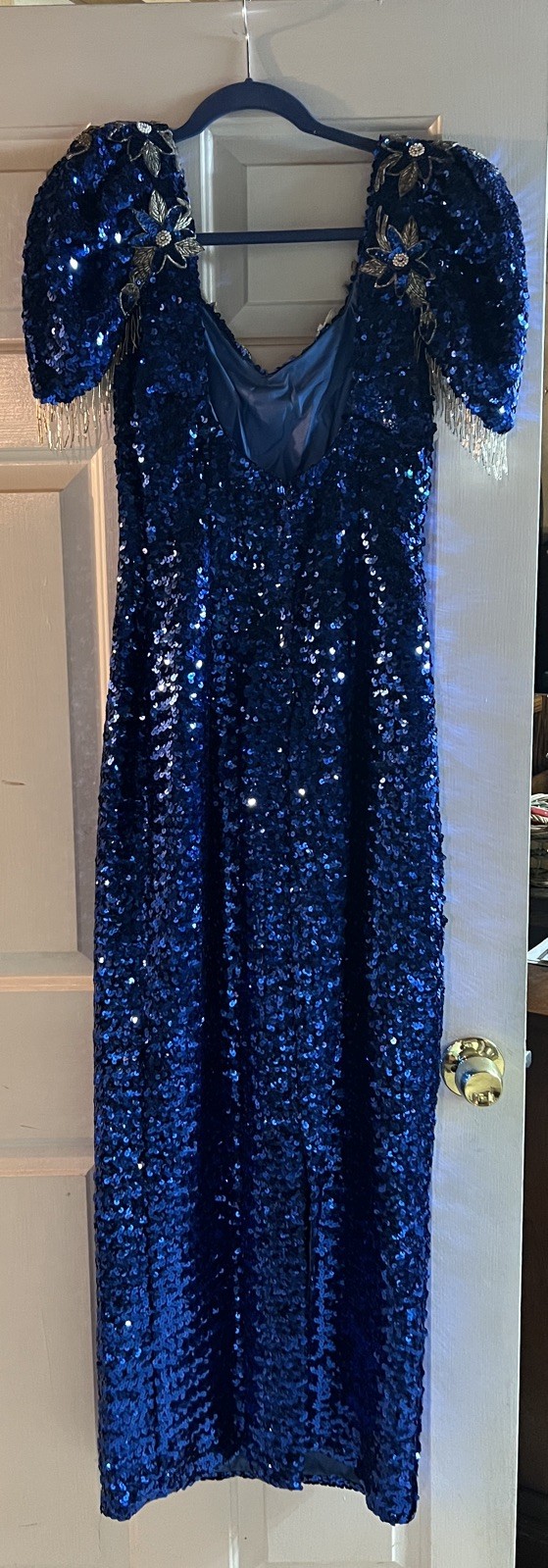 Vintage 1990’s formal Dress J Reynolds Designs Atlanta Size 10 Royal Blue