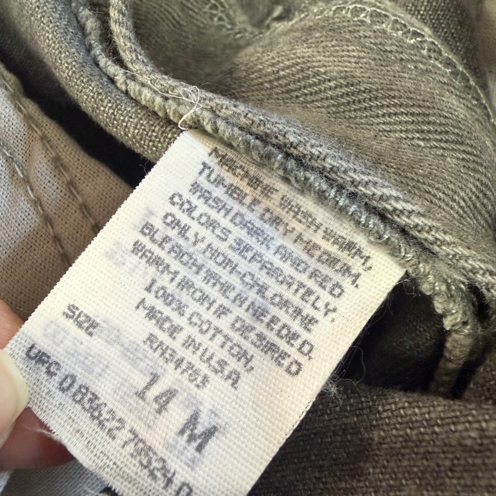 Vintage Lee Riders Gray High Waisted Mom Jeans Tapered Leg Made in USA 30