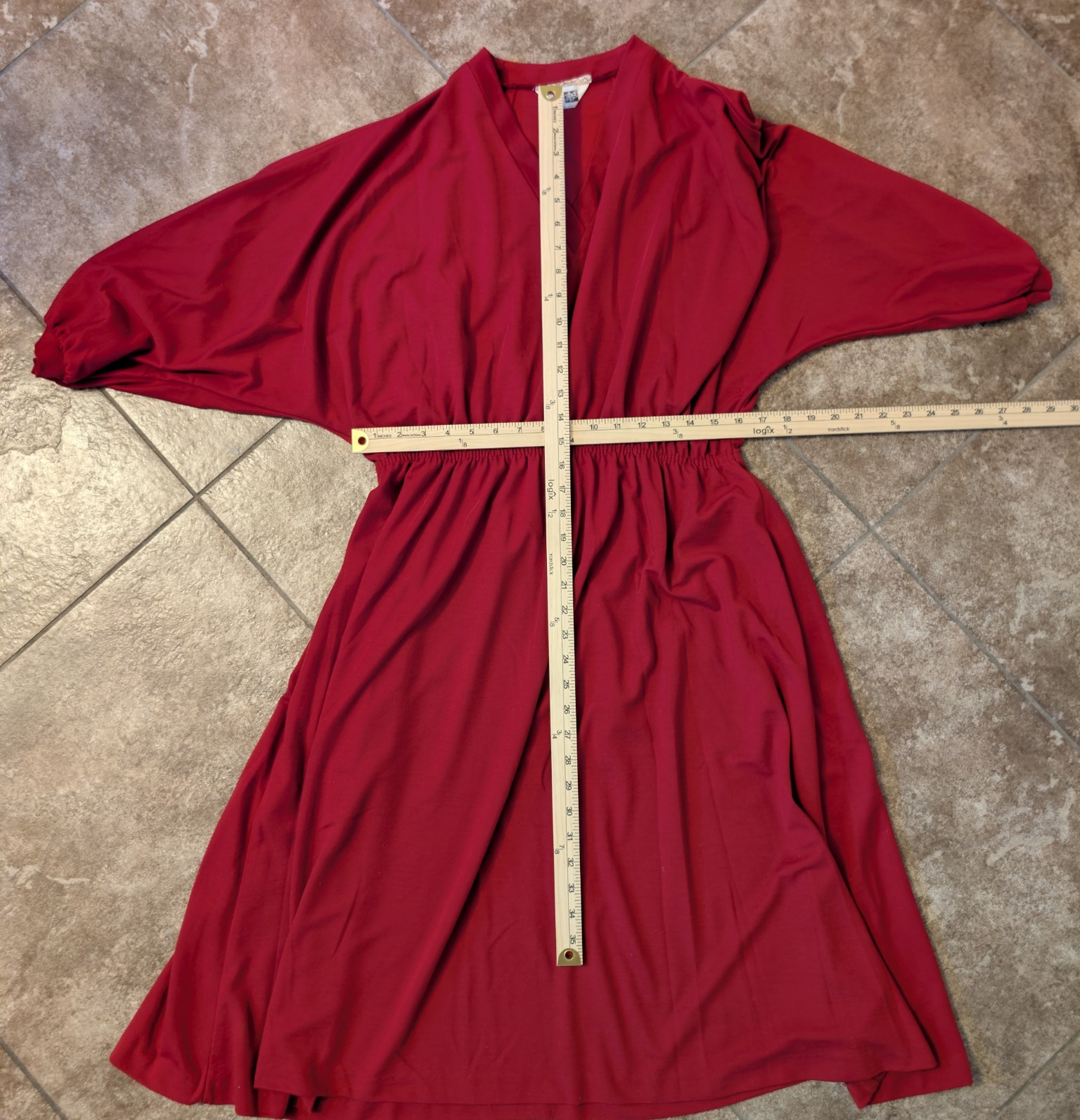 Vintage Sears „The Fashion Place” Dress Cocktail Glam in Red XL or XXL