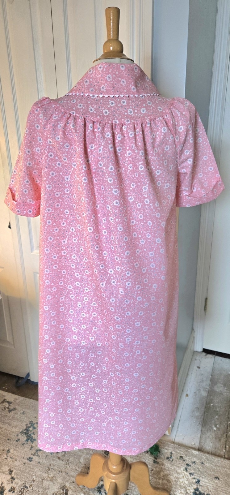 Vintage 60s/70s Dressing Gown Leisure Life L Women’s Pink Floral