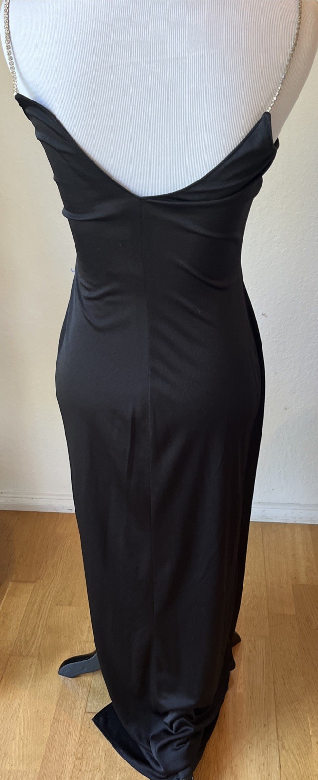 Vintage Climax By David Howard 70s Disco Colorblock Rhinestones Dress Size 5/6