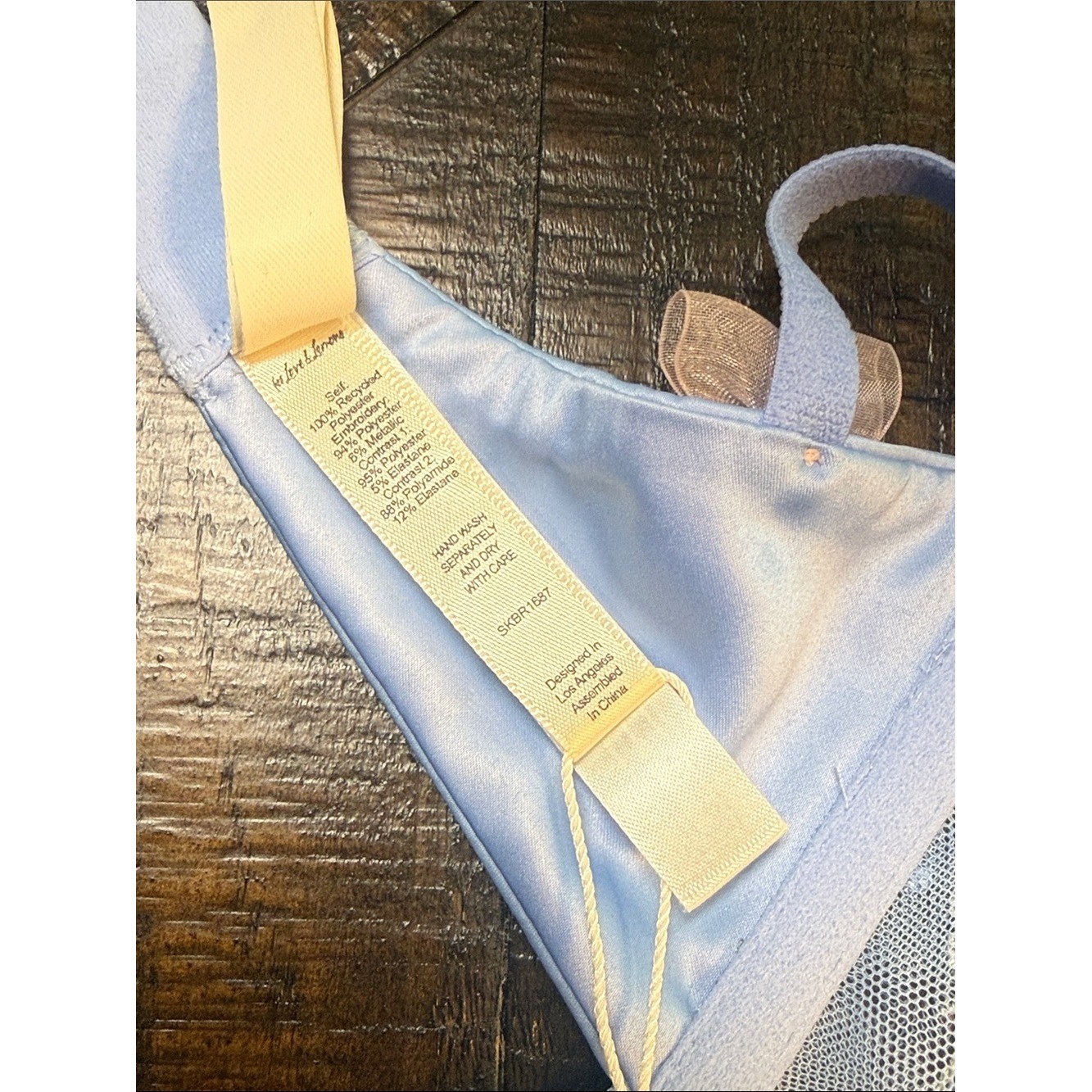 For Love & Lemons Belle Bow Bustier Blue Floral Lace-Up NWT