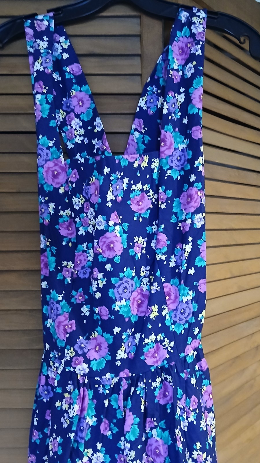 Lanz Originals Wonderful Vintage 80’s-90’s NWT Floral Blue Sundress Size 8