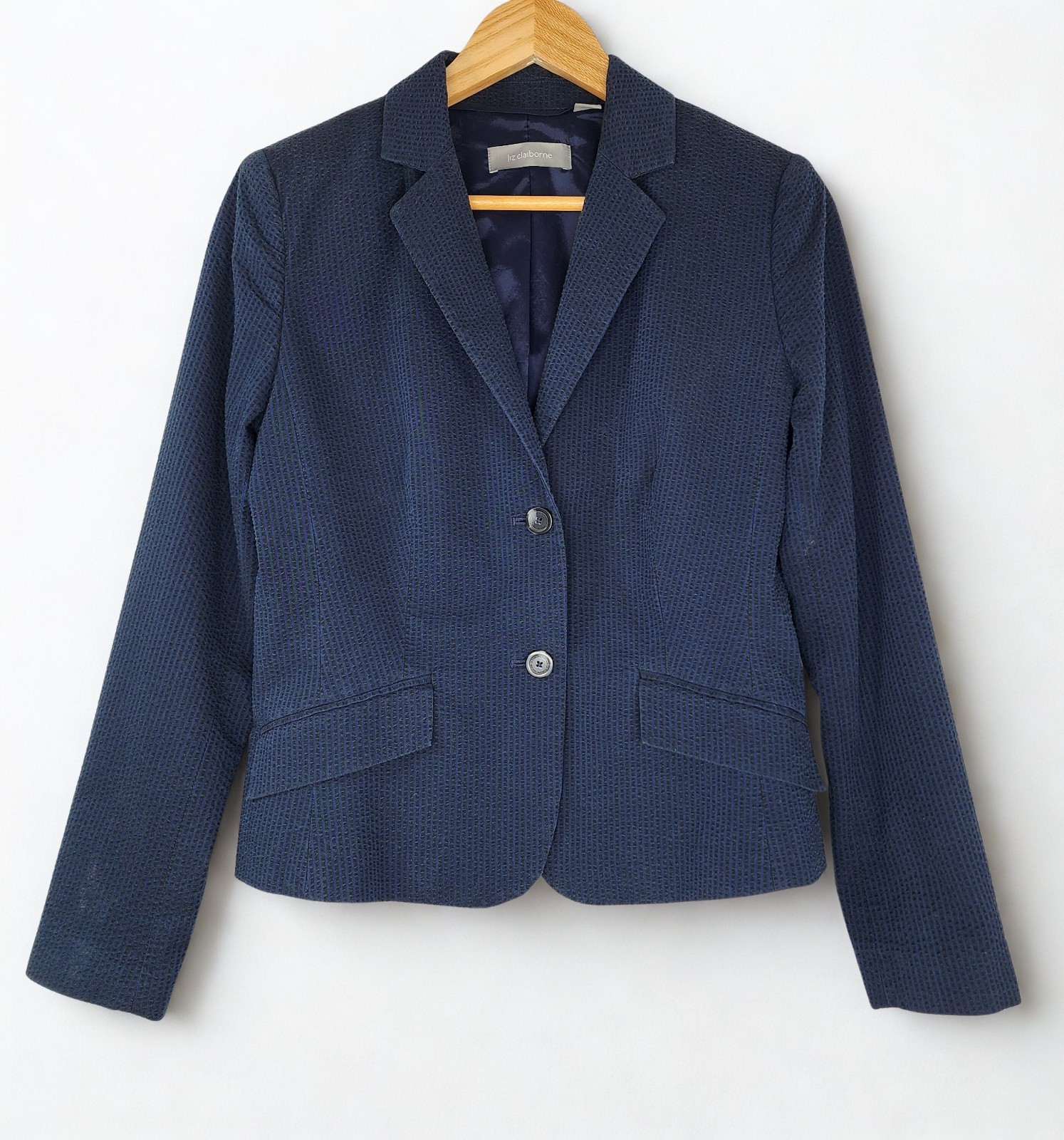 Liz Claiborne Navy Blue Blazer Sz 6 Women’s Blazer
