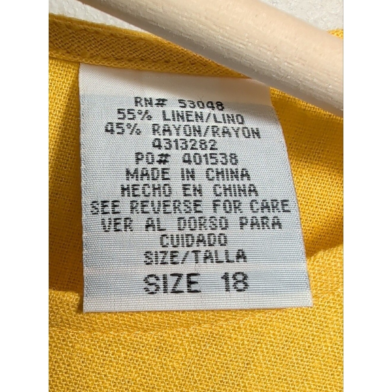 Vtg 90s Yellow Linen Two Piece Maxi Dress Set Paris Embroidery Euro Summer XL