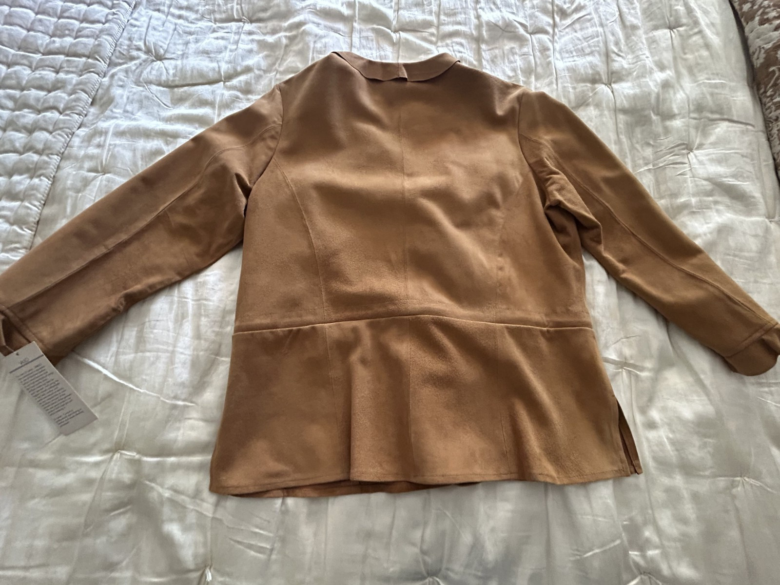 VINTAGE 1980’S VAKKO LEATHER SUEDE TOP NWT LARGE