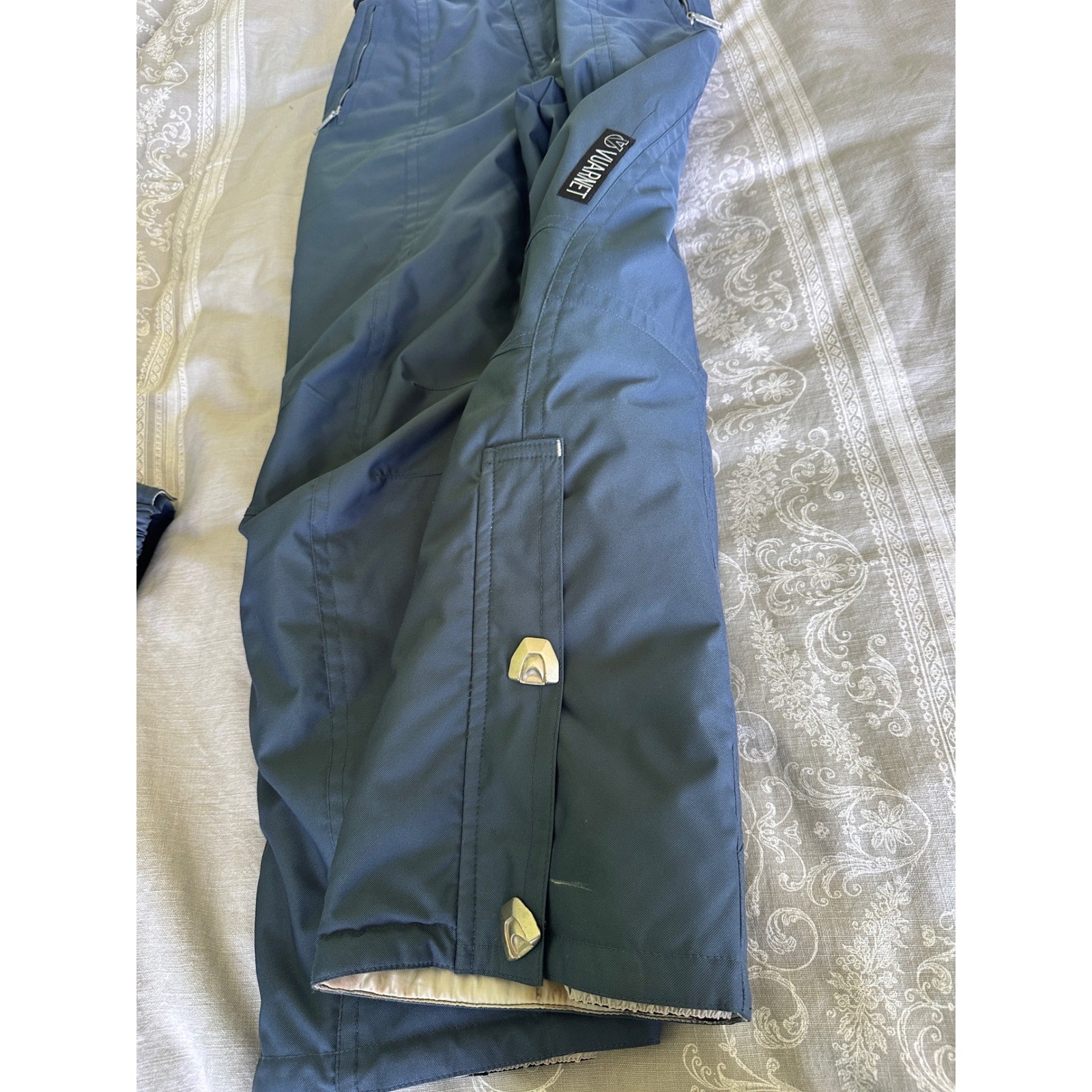 Vtg Vuarnet Ski Suit Womens 10 2pc Jacket Pants Retro 90sInsulated Hooded