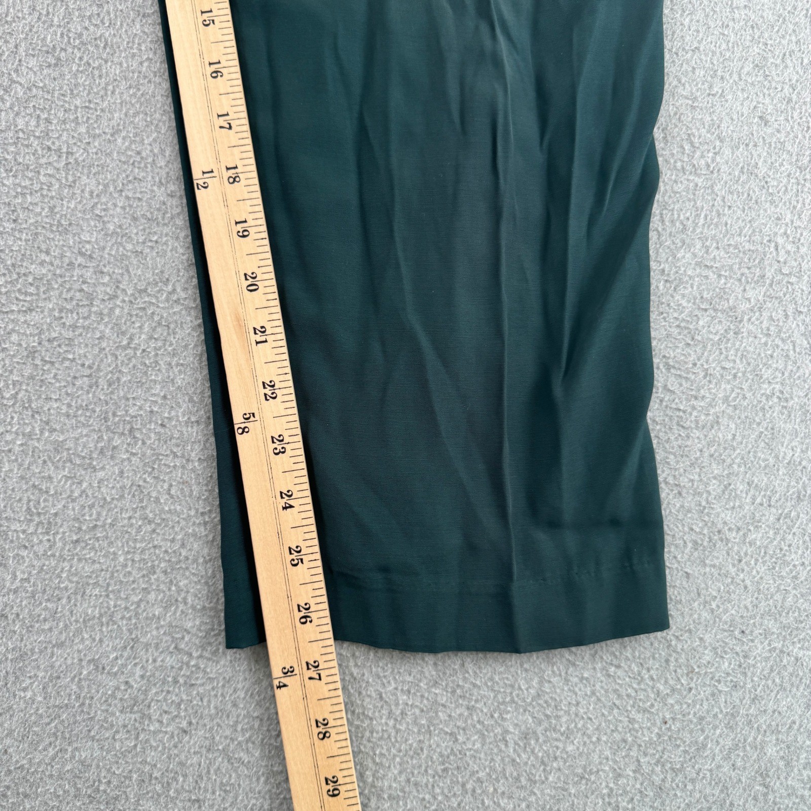 Vintage 90s Reina Industries Pant Set Womens 16P Green Floral Blouse 2 Piece