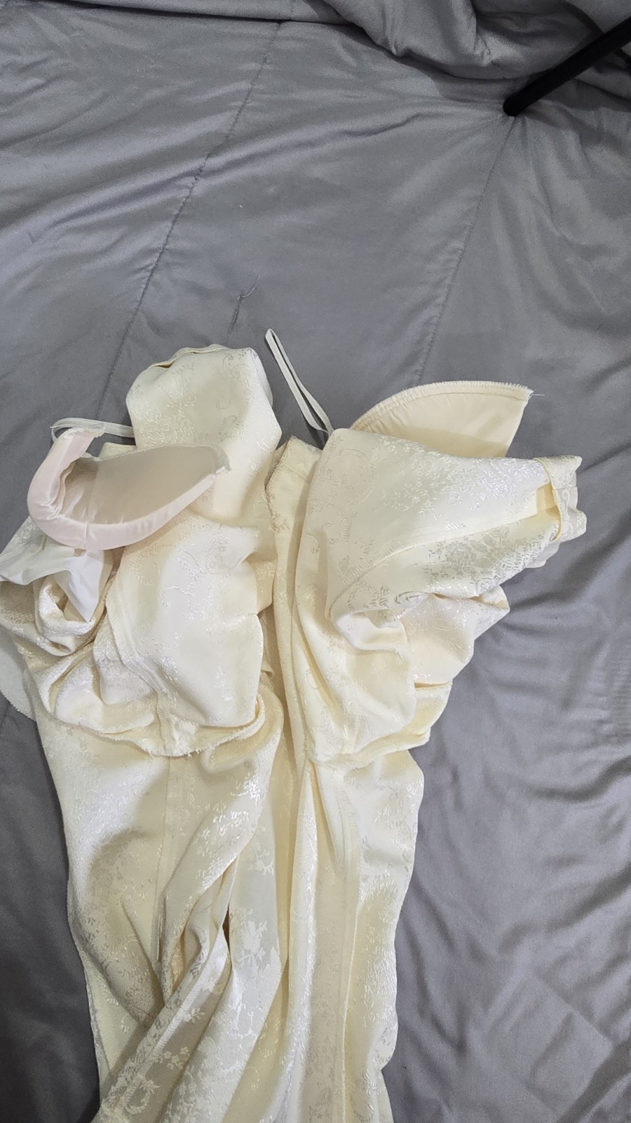 Vintage 1980s Nah Nah Petite Brocade Skirt Suit Ivory Bridal Cottage core