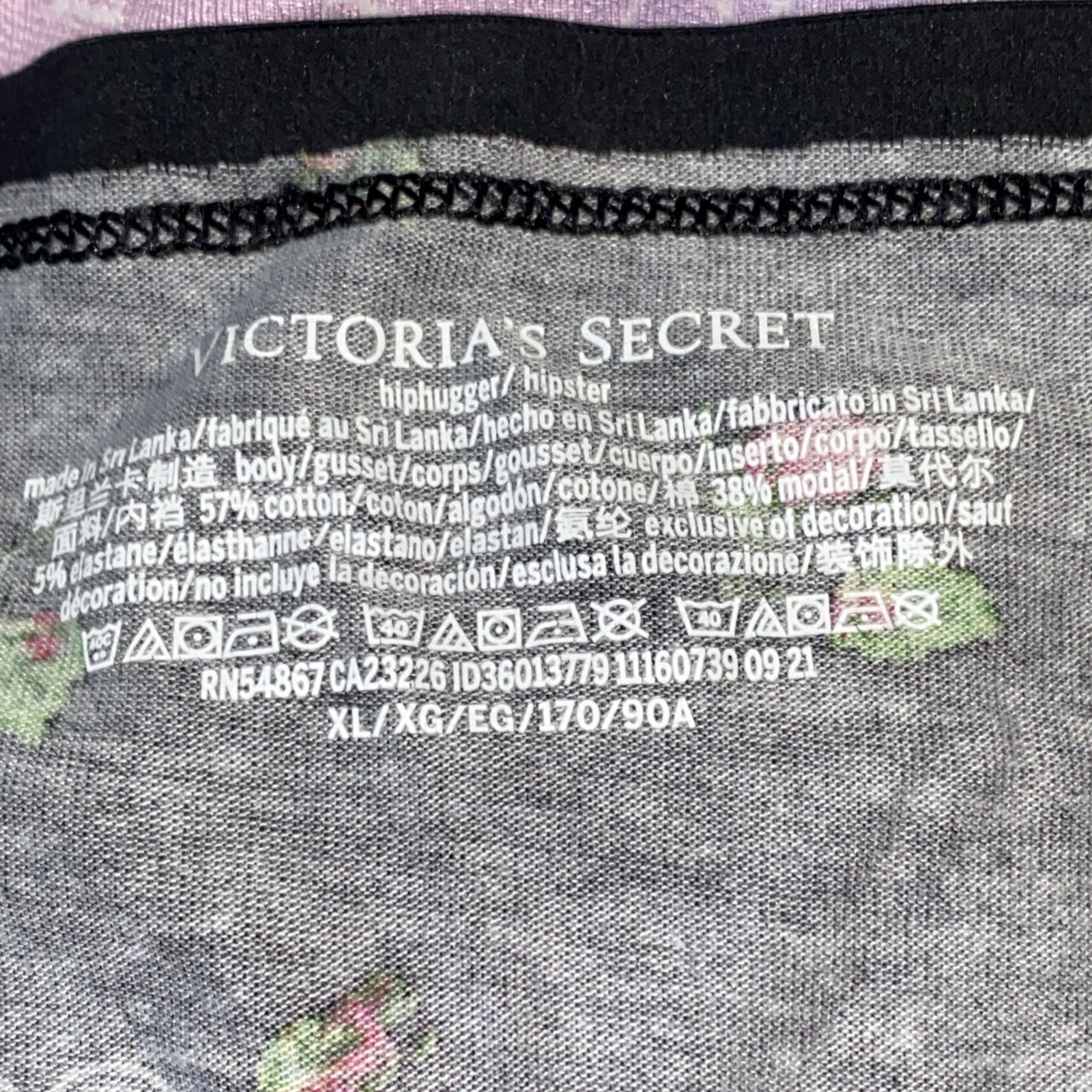 VINTAGE mix lote 7PANTIES#6084