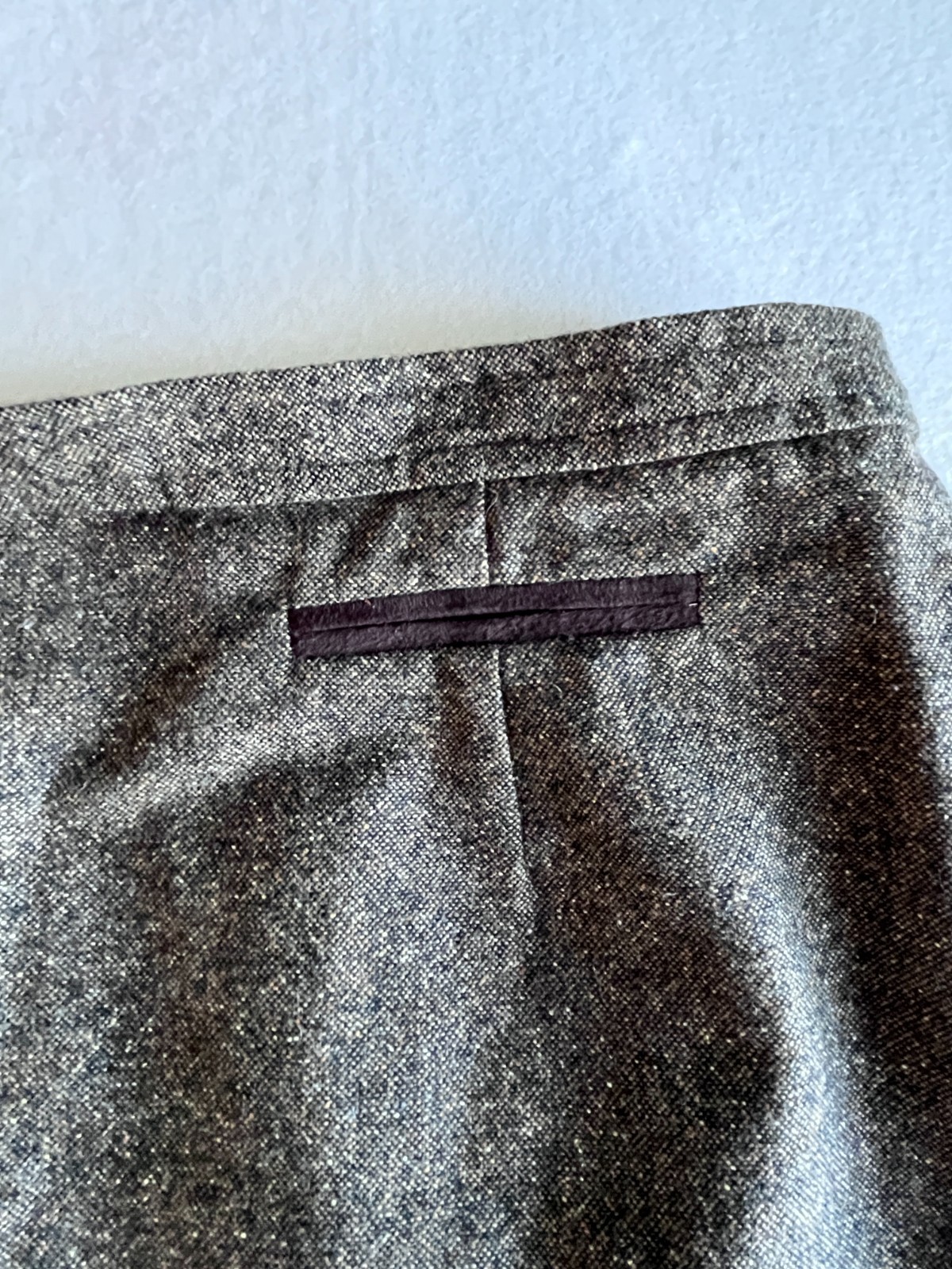 A Line Maxi Skirt Womens 20 Vintage 90s Wool Blend Brown Lana Lee Canada