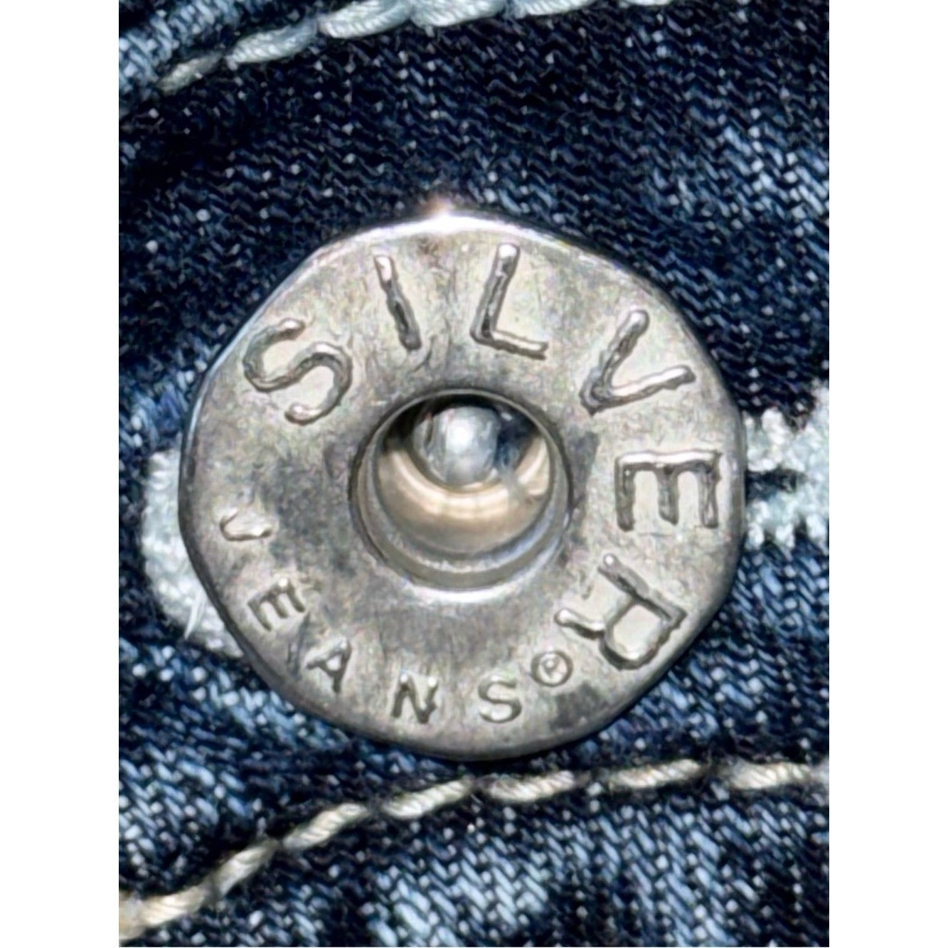 SILVER SUKI Bootcut Medium Wash Y2K Flare Jeans | Sz Tag Missing: Measures 36×28