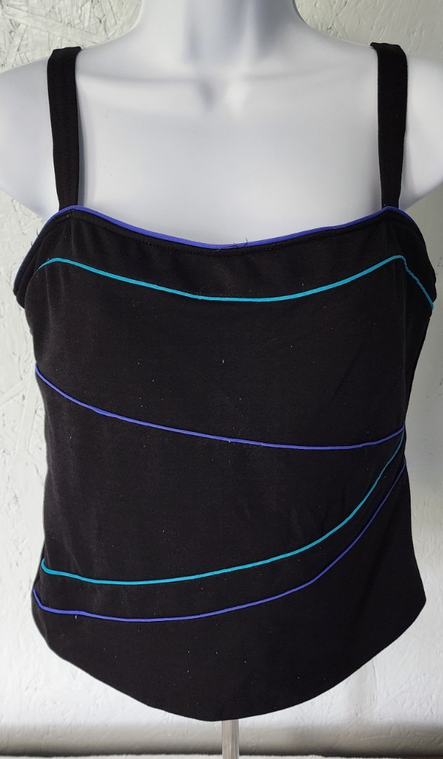 Vintage Mainstream Tankini Top Size 12 Black Canada