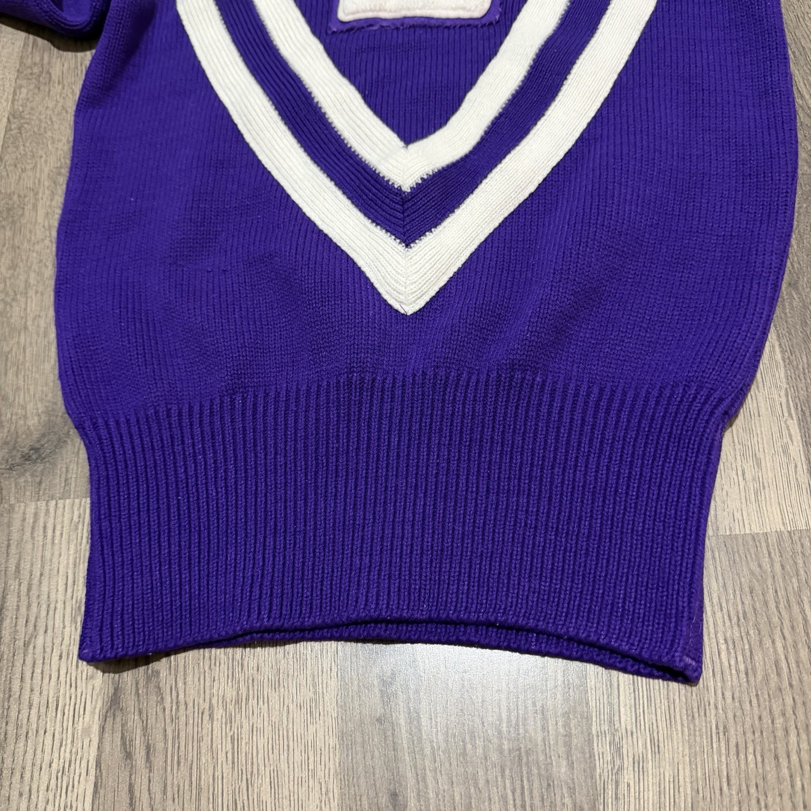 VTG 70s Spirit by Logan Varsity Letter Sweater Cheerleading Knit Womens USA XS/S