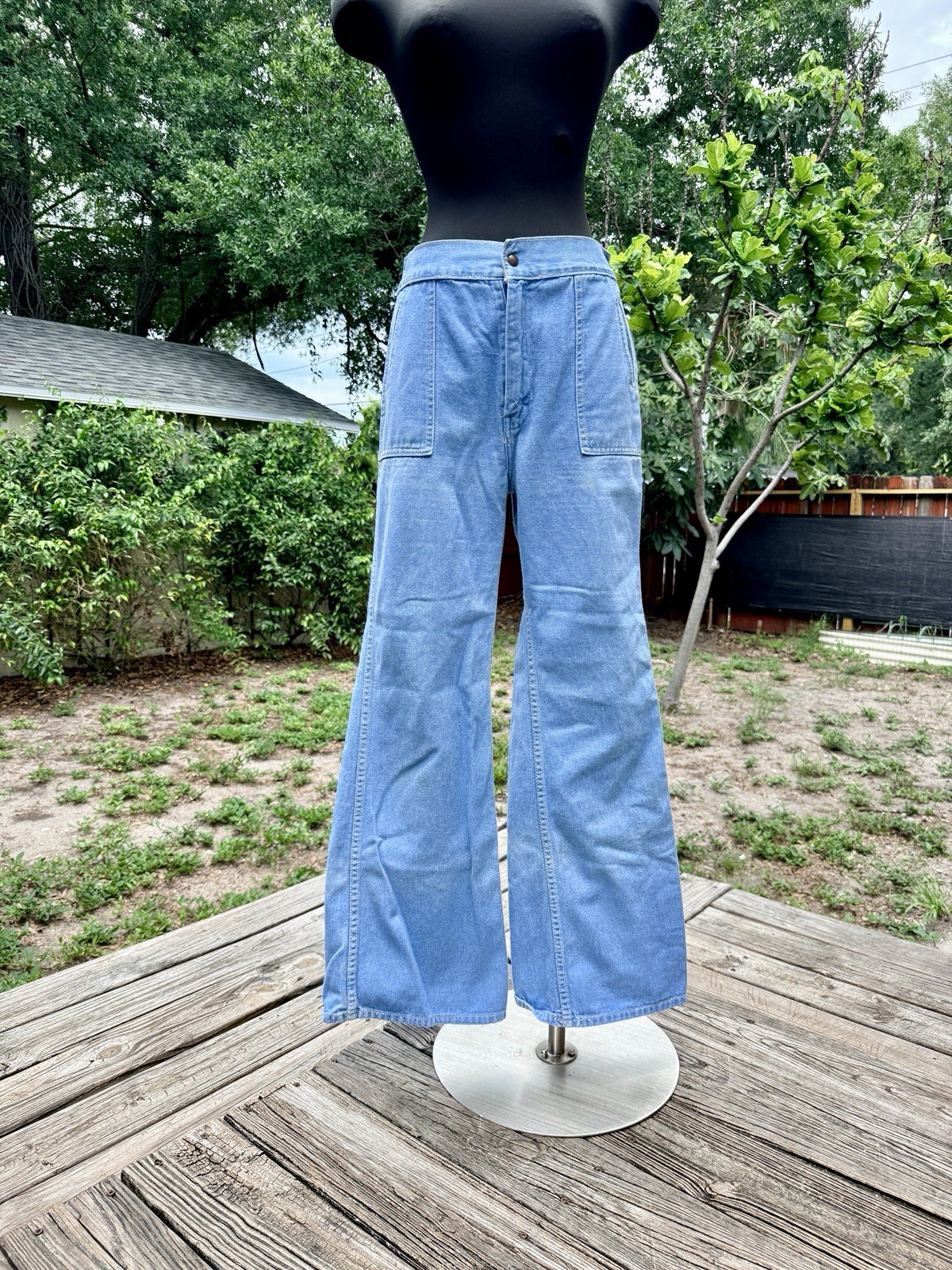 Vintage 1970s Sportswear International Denim Bell Bottom Jeans