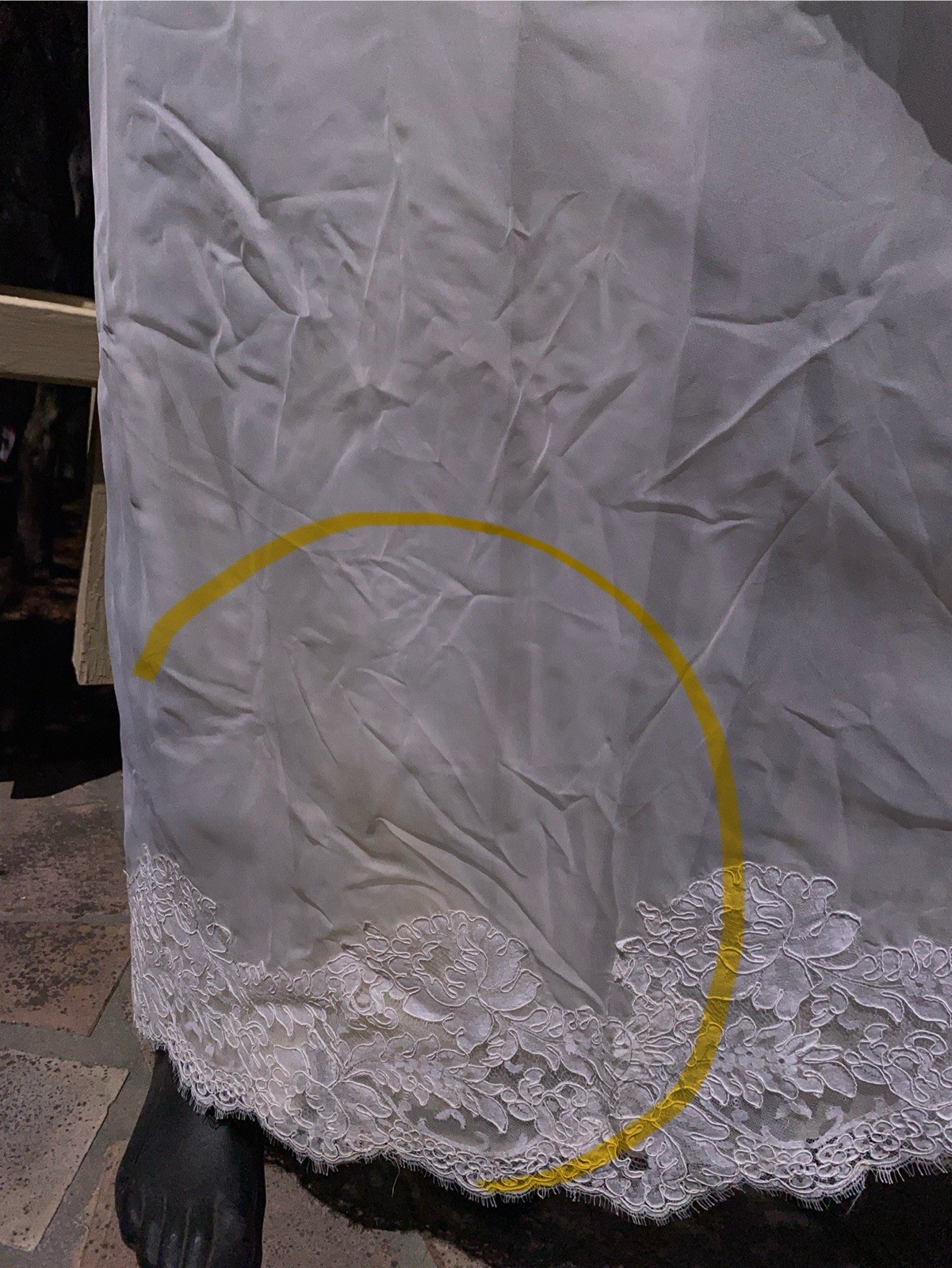 60s Alfred Angelo Edythe Vincent Wedding Gown ButtonBack Demure Detachable Train