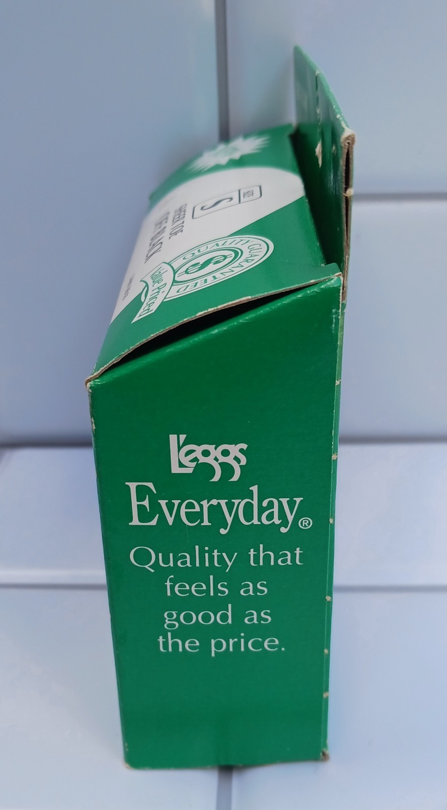 Vintage Pantyhose Leggs Everyday Sheer Toe Off Black Regular Small Hosiery NOS