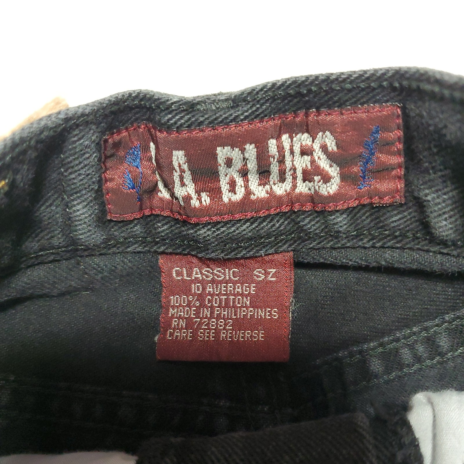 Vintage LA Blues Classic Denim Skirt Sz 10 Average 100% Cotton