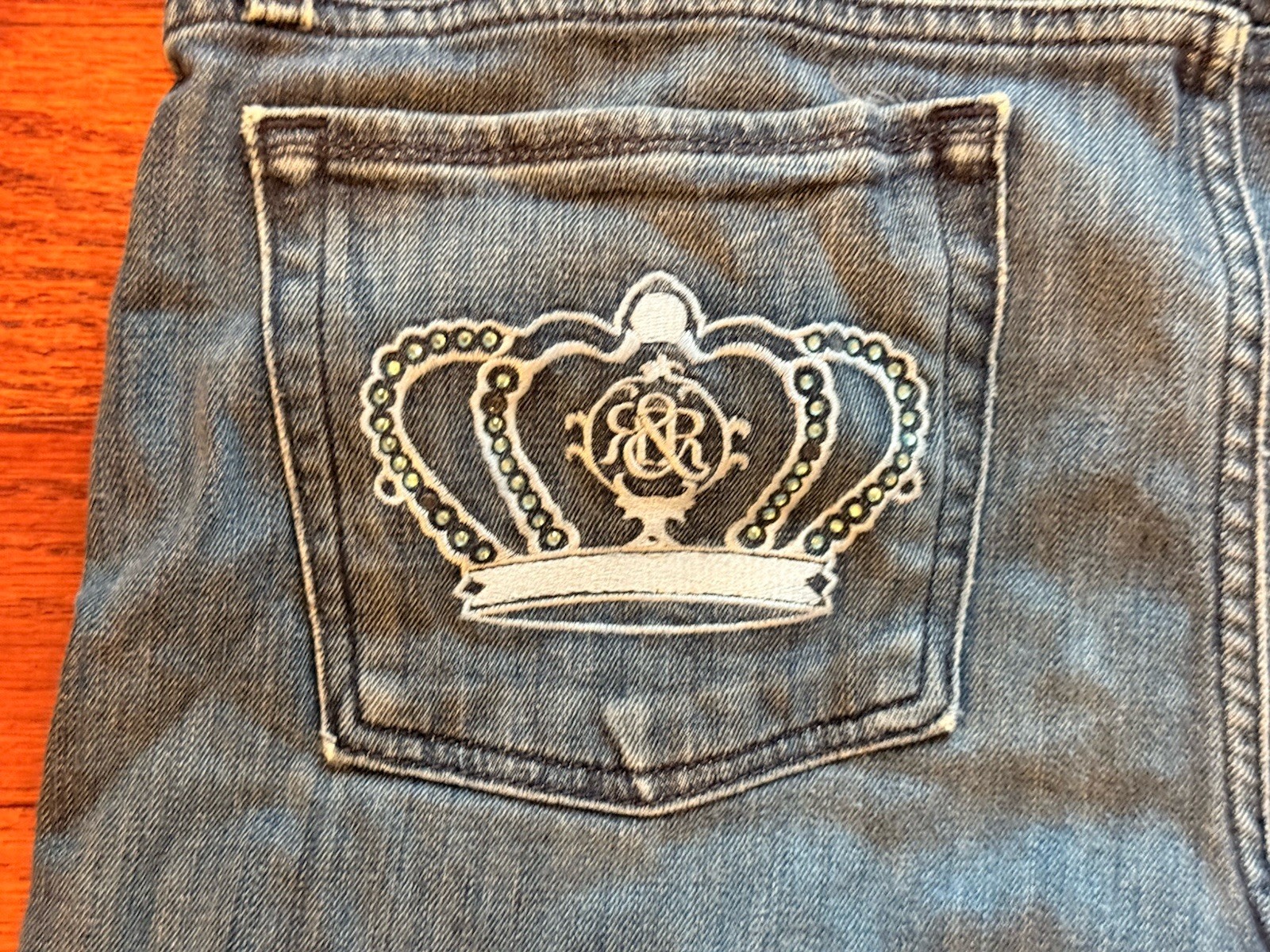 Women’s Vintage Early 2000’s Rock And Republic Size 32 Wide Leg Jeans